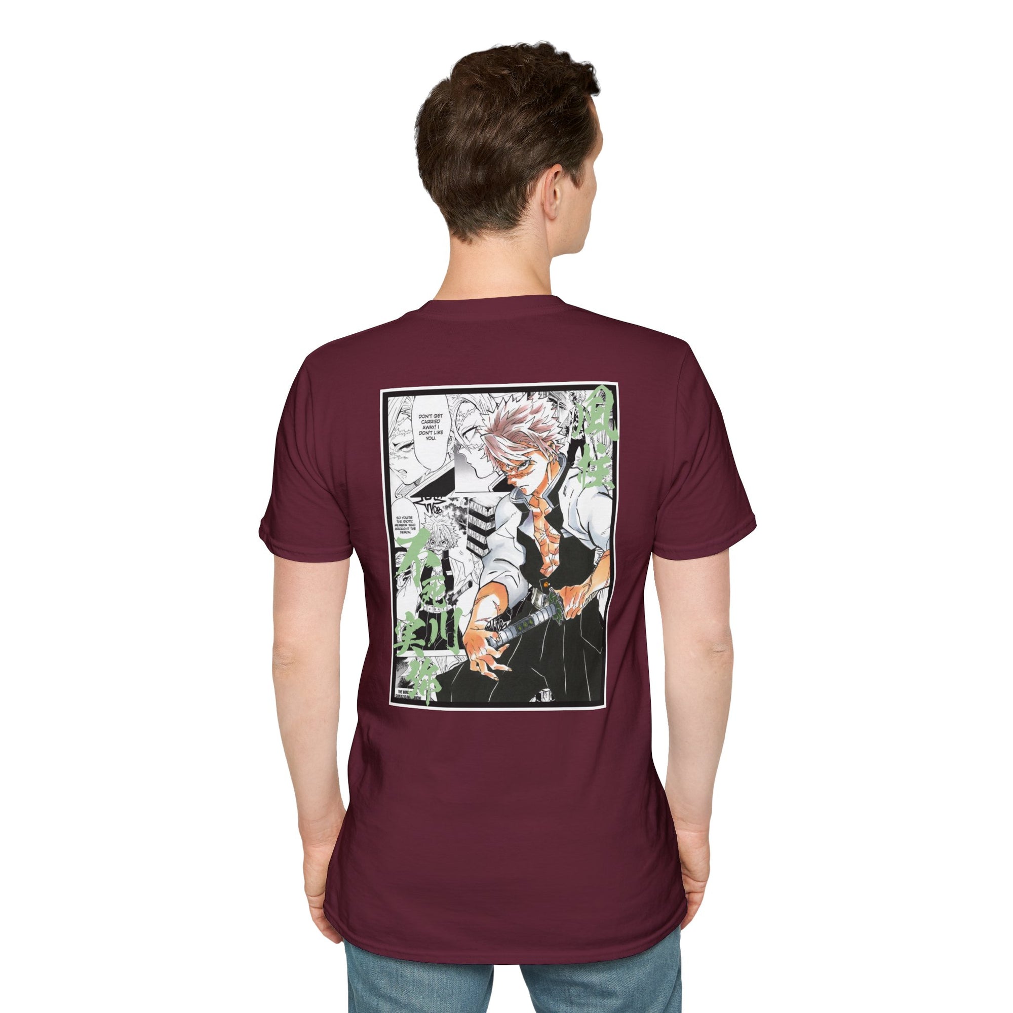 Camiseta informal Sanemi Shinazugawa (DEMON SLAYER)