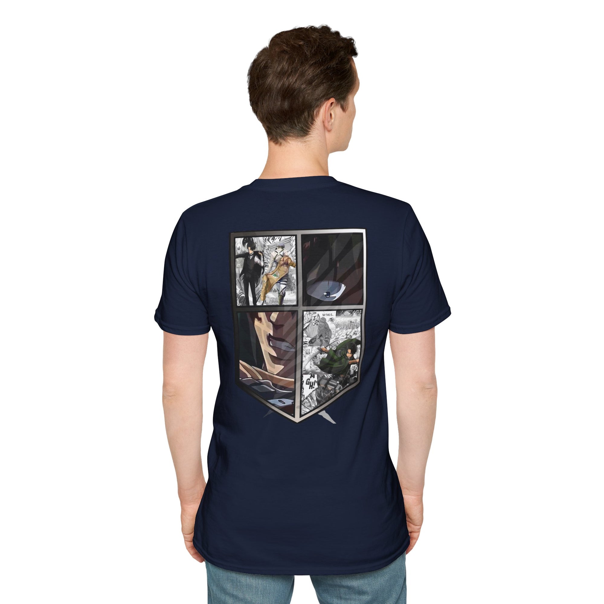 Camiseta informal de Levi Ackerman (ATAQUE A LOS TITANES)