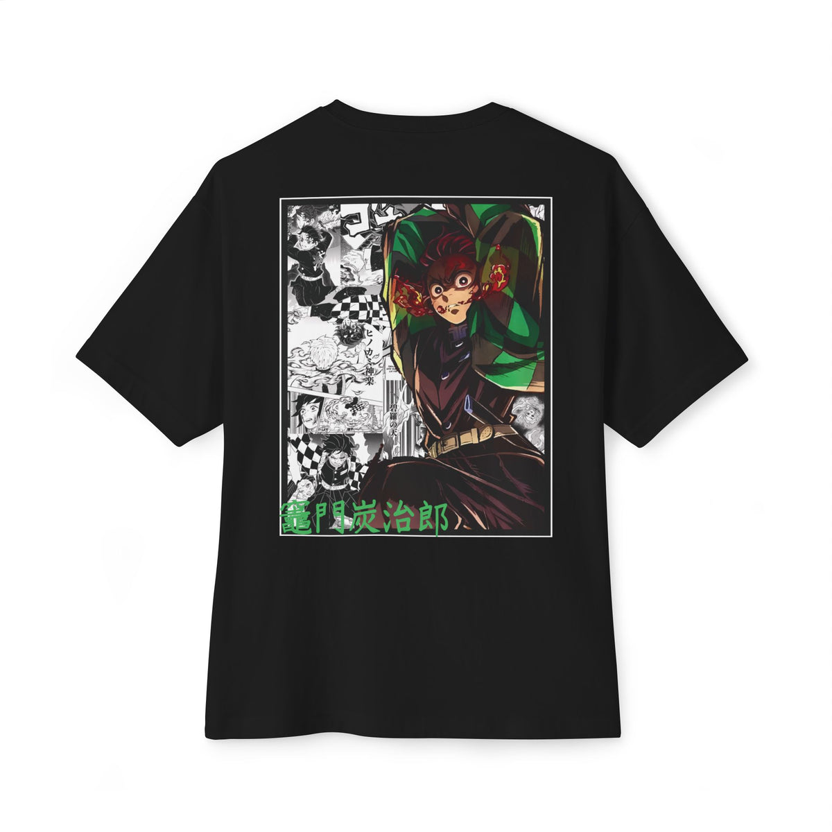 Camiseta extragrande de Tanjiro Kamado (DEMON SLAYER)