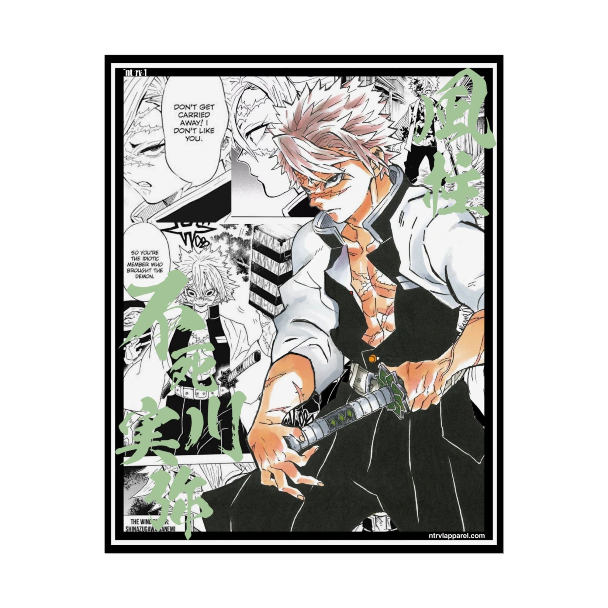 Sanemi Shinazugawa (Demon Slayer) Poster