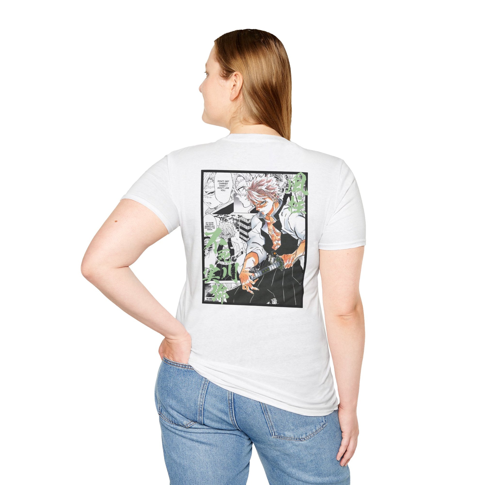 Camiseta informal Sanemi Shinazugawa (DEMON SLAYER)