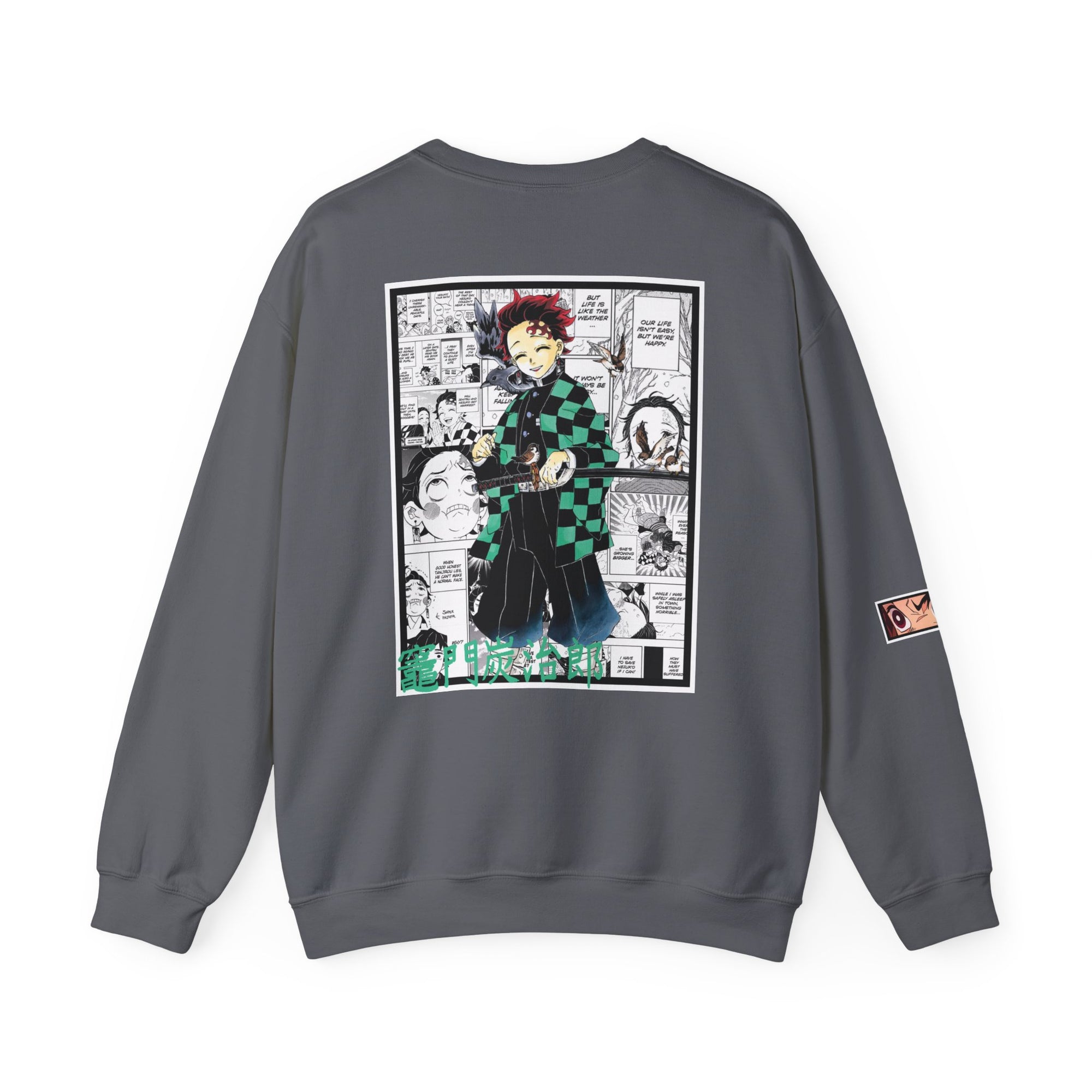 Sudadera con cuello redondo de Tanjiro Kamado (DEMON SLAYER)
