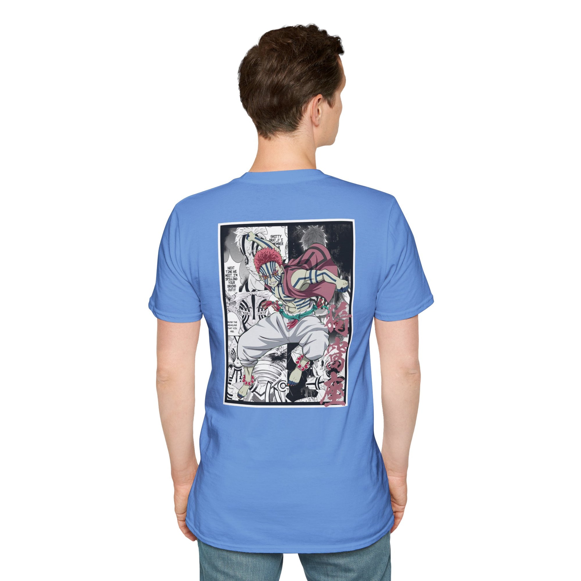 Camiseta informal de Akaza (DEMON SLAYER)