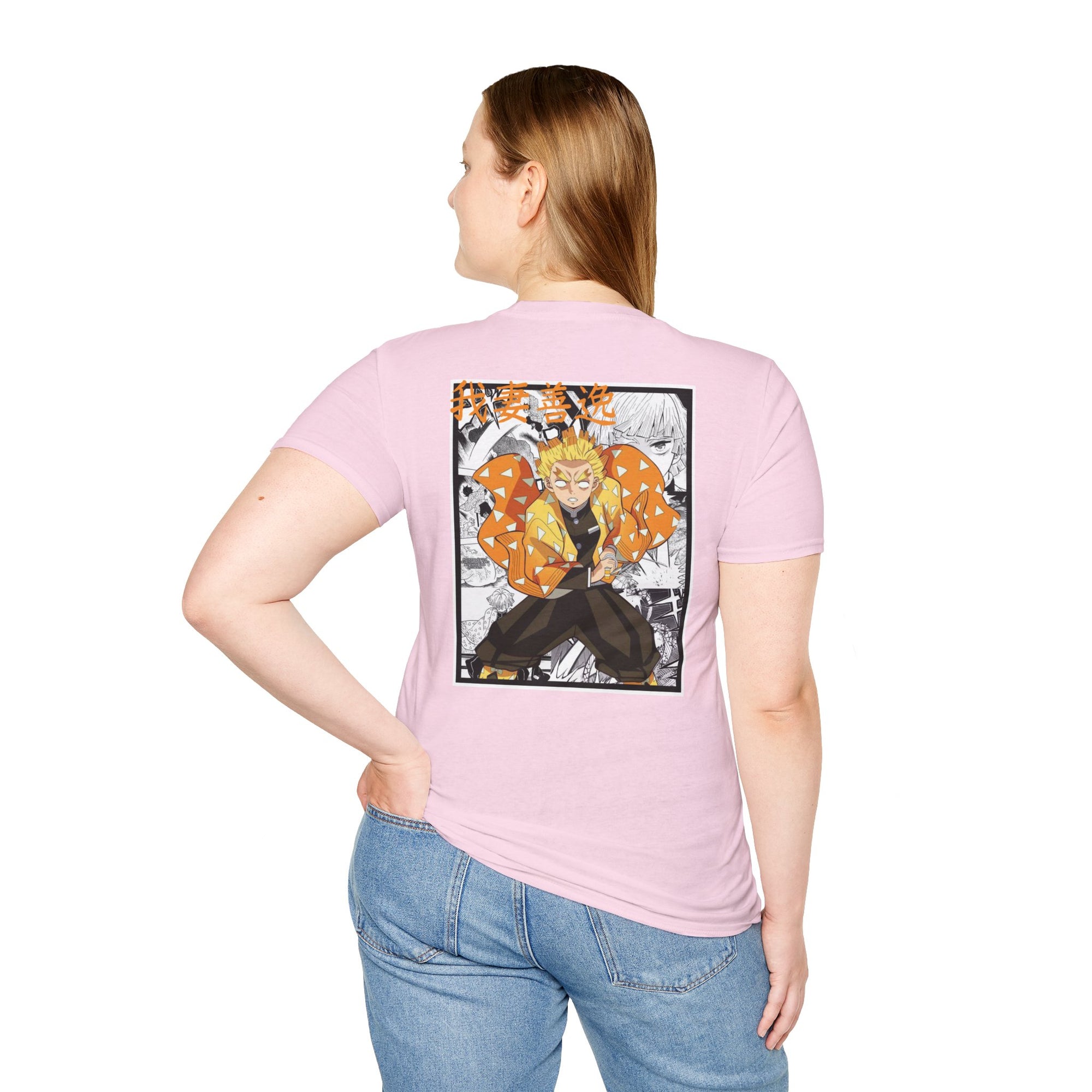 Camiseta informal Zenitsu Agatsuma (DEMON SLAYER)