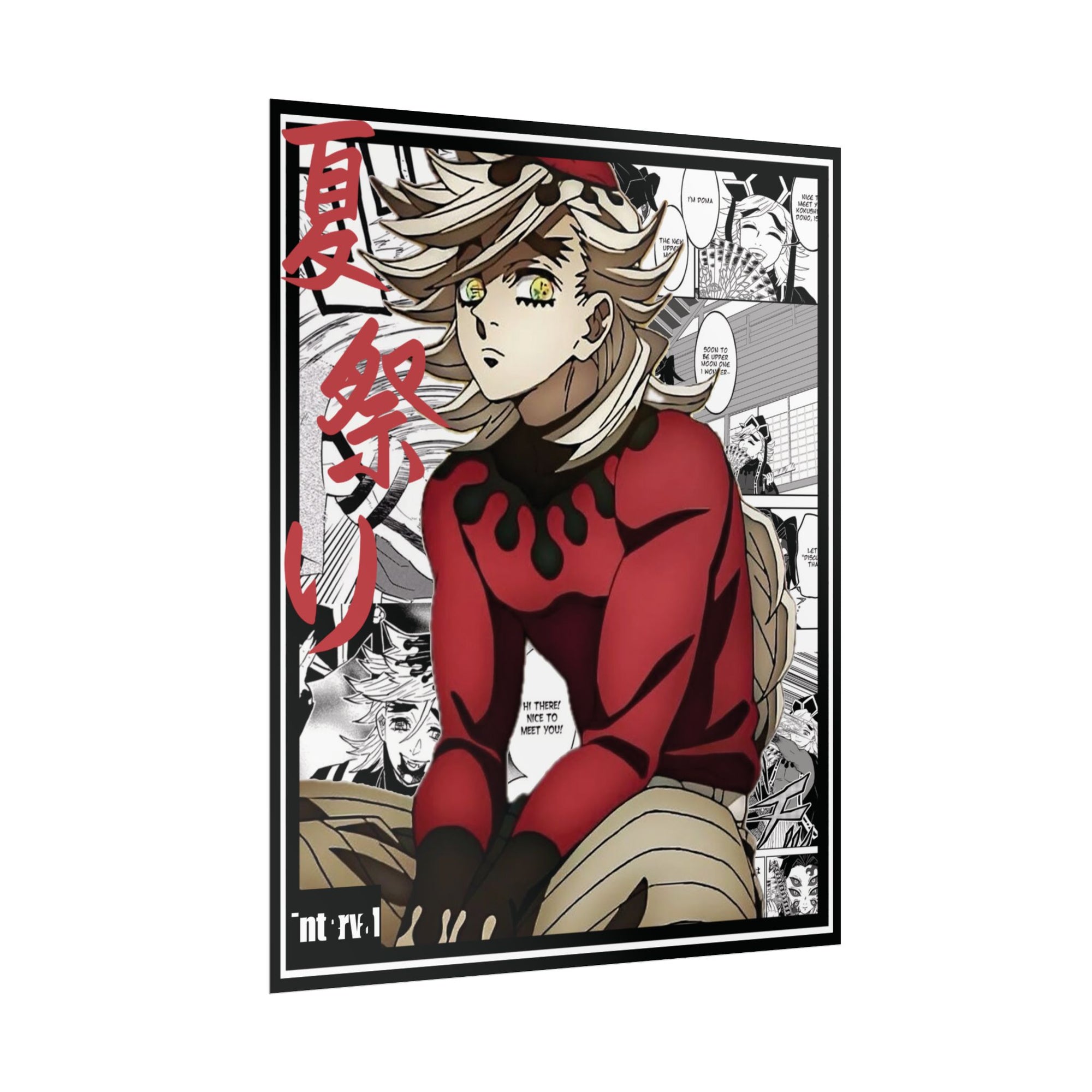 Doma Upper Two (Demon Slayer) Poster