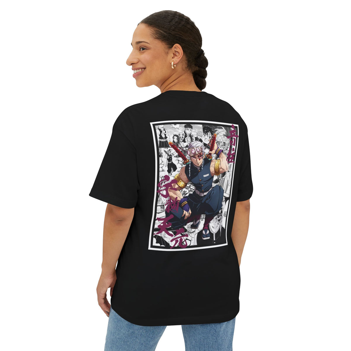 Camiseta extragrande de Tengen Uzui (DEMON SLAYER)
