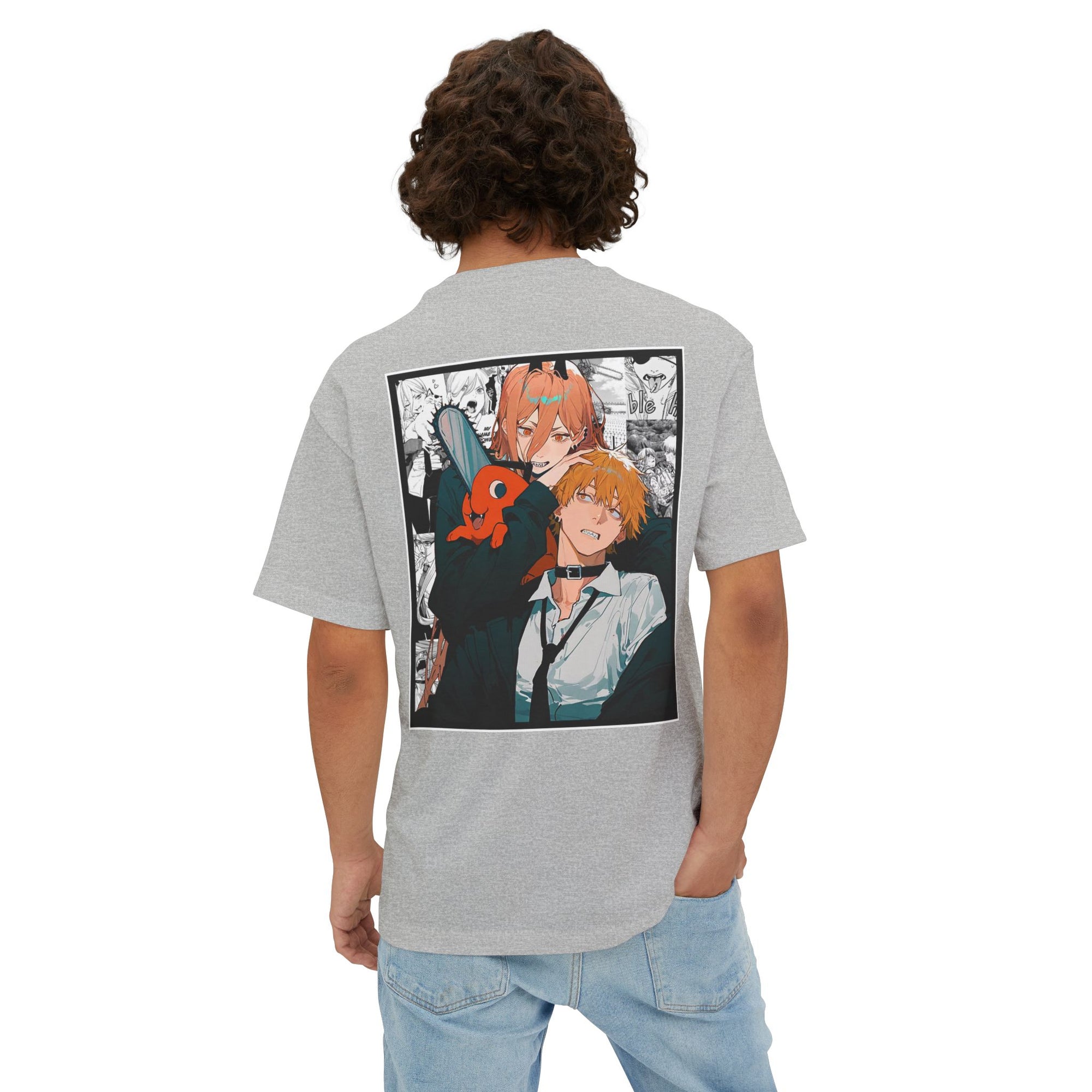 Denji & Power (Chainsaw Man) Premium Oversized Tee