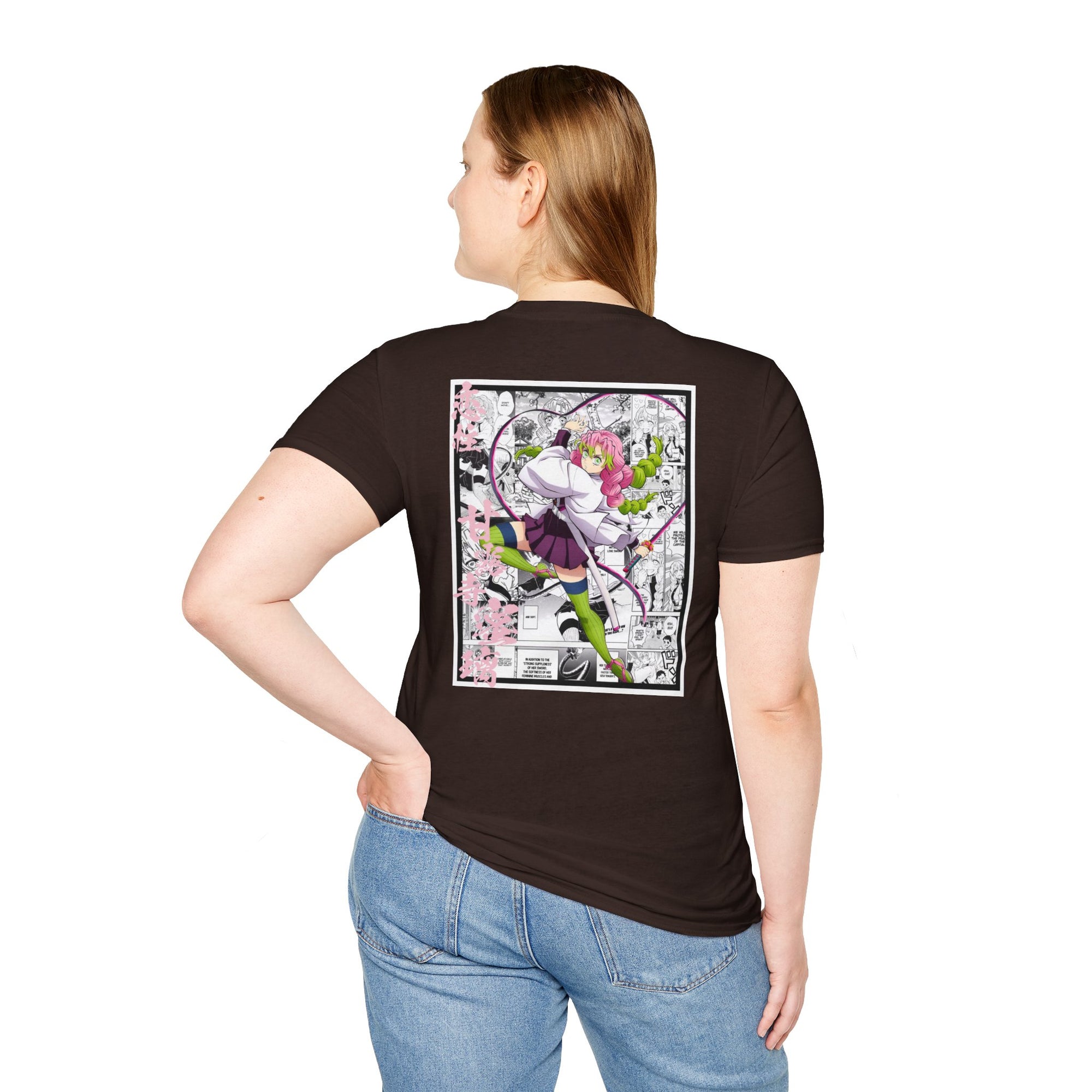 Camiseta informal Kanroji Mitsuri (DEMON SLAYER)
