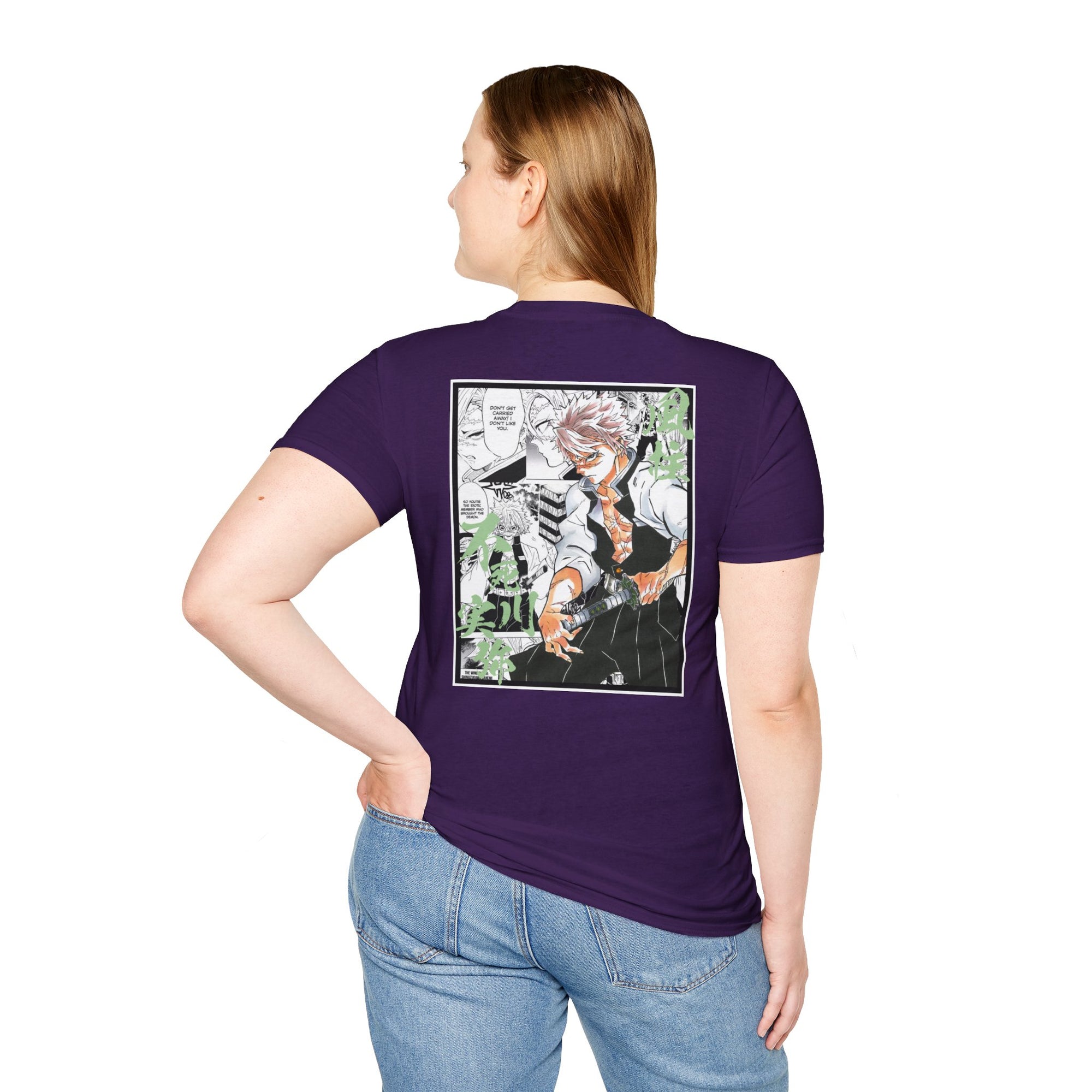 Camiseta informal Sanemi Shinazugawa (DEMON SLAYER)