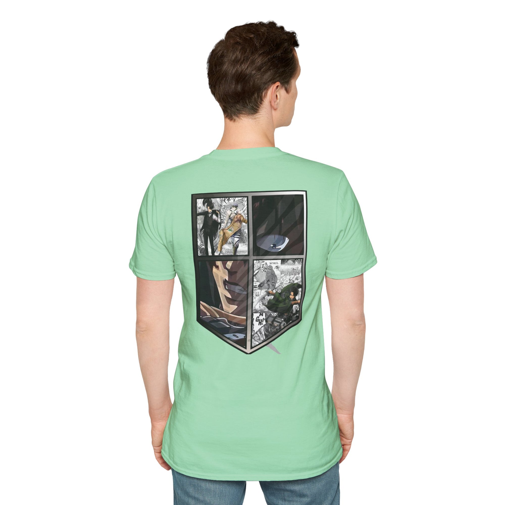 Camiseta informal de Levi Ackerman (ATAQUE A LOS TITANES)