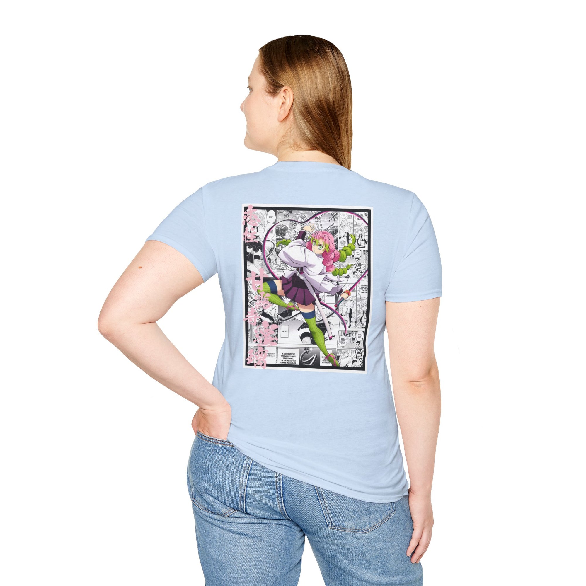 Camiseta informal Kanroji Mitsuri (DEMON SLAYER)