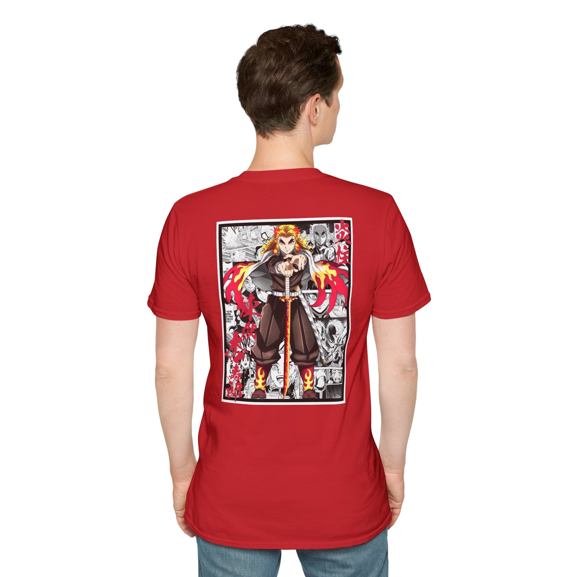 Camiseta informal Kyojuro Rengoku (DEMON SLAYER)