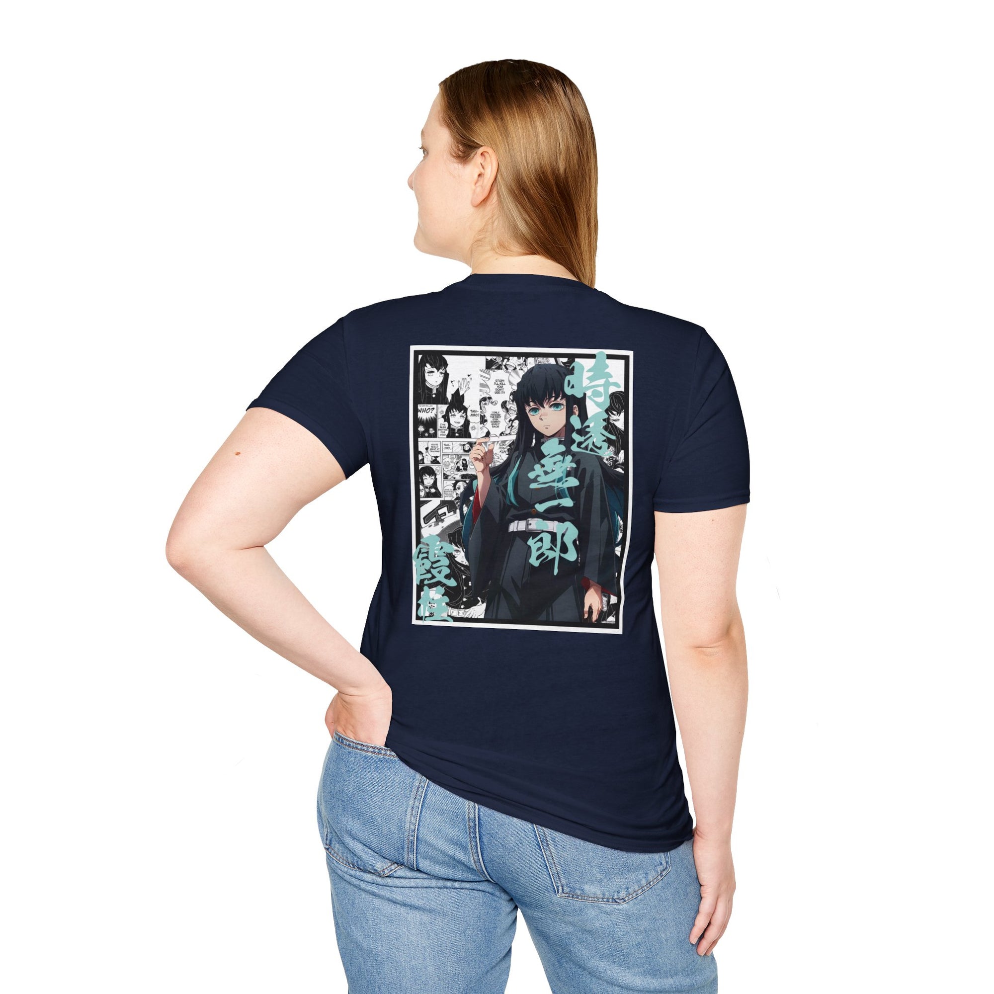 Camiseta informal de Muichiro Tokito (DEMON SLAYER)