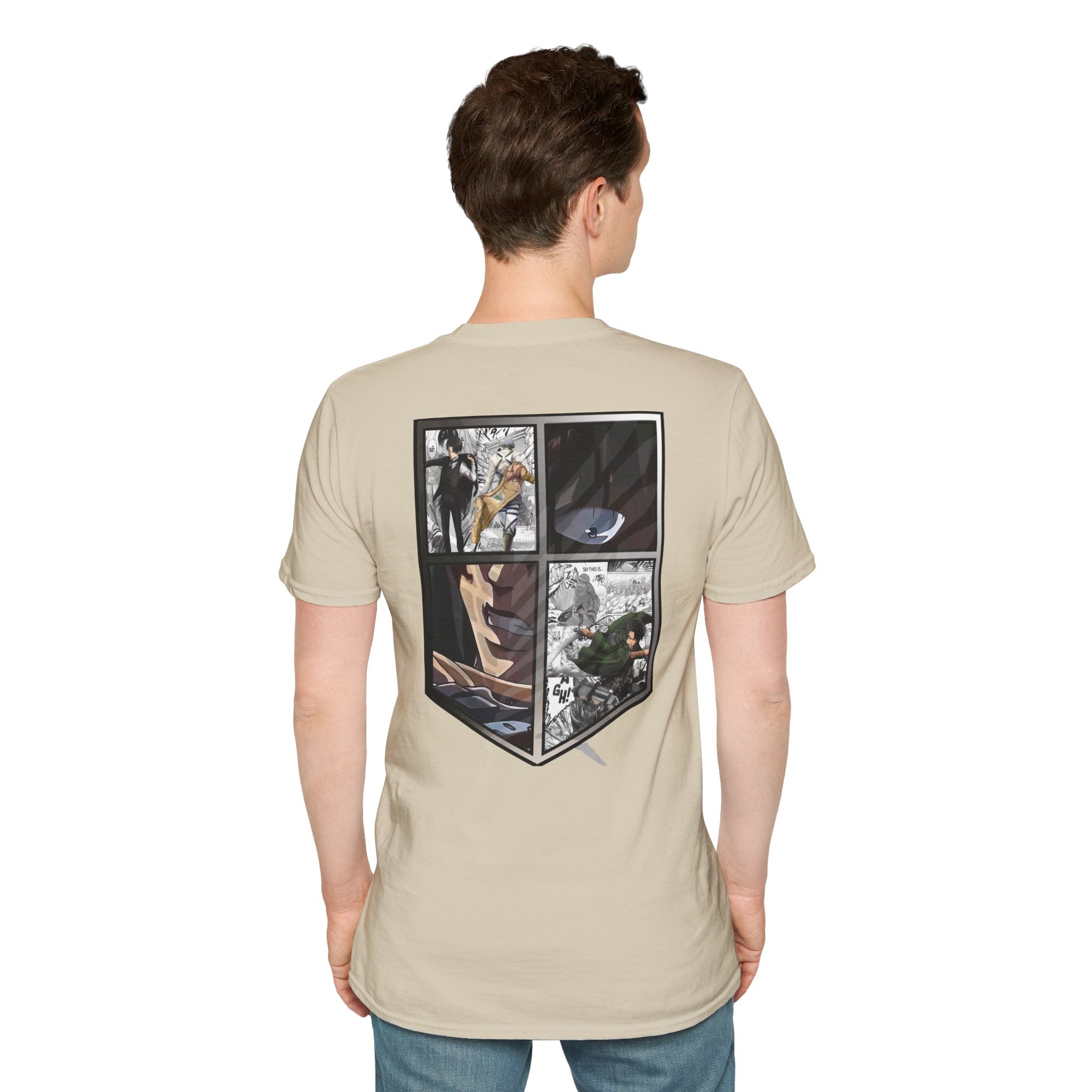 Camiseta informal de Levi Ackerman (ATAQUE A LOS TITANES)