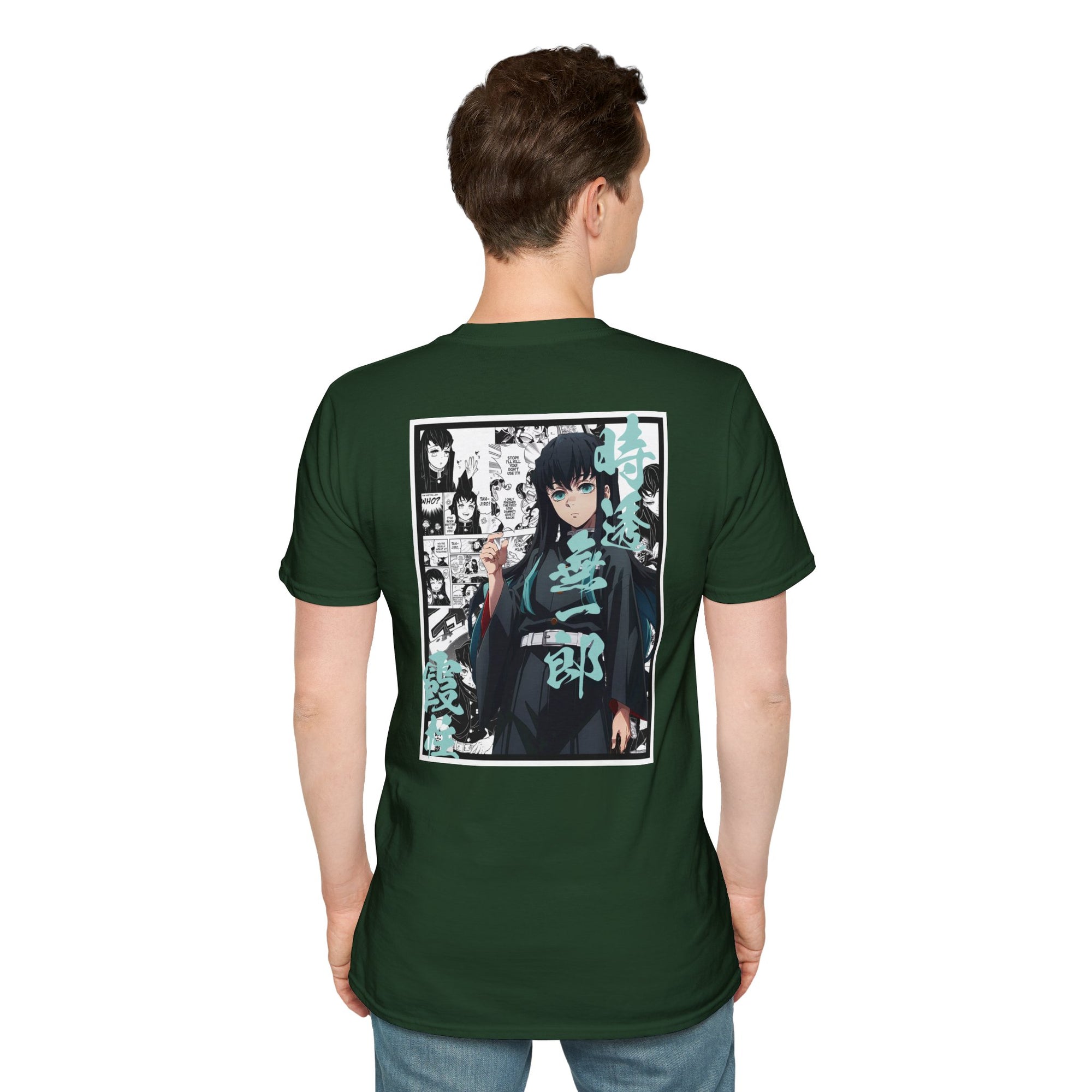 Camiseta informal de Muichiro Tokito (DEMON SLAYER)
