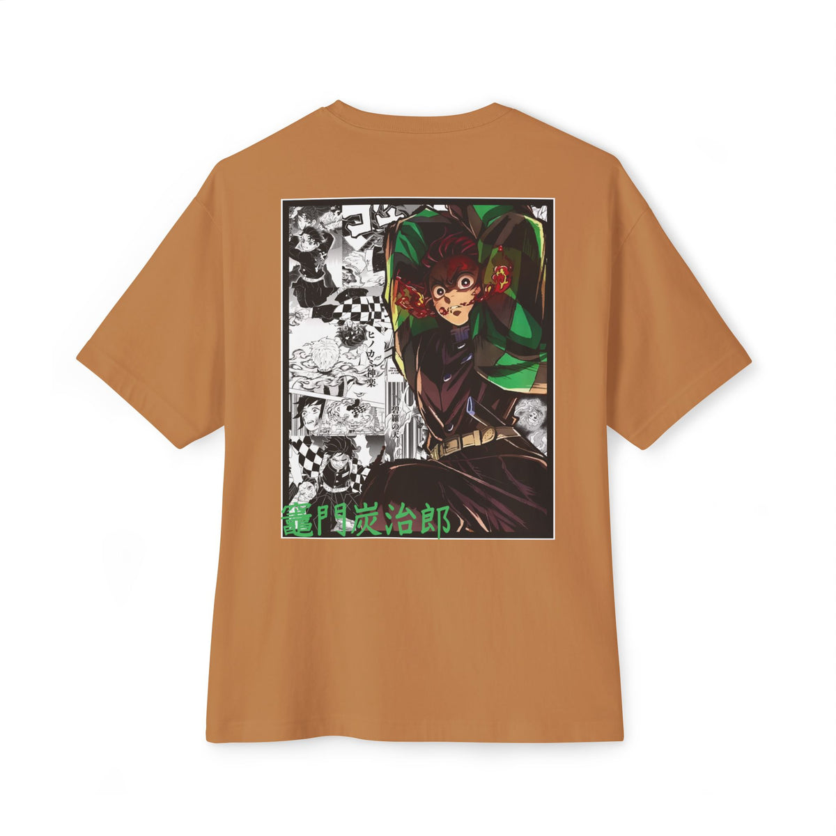 Camiseta extragrande de Tanjiro Kamado (DEMON SLAYER)