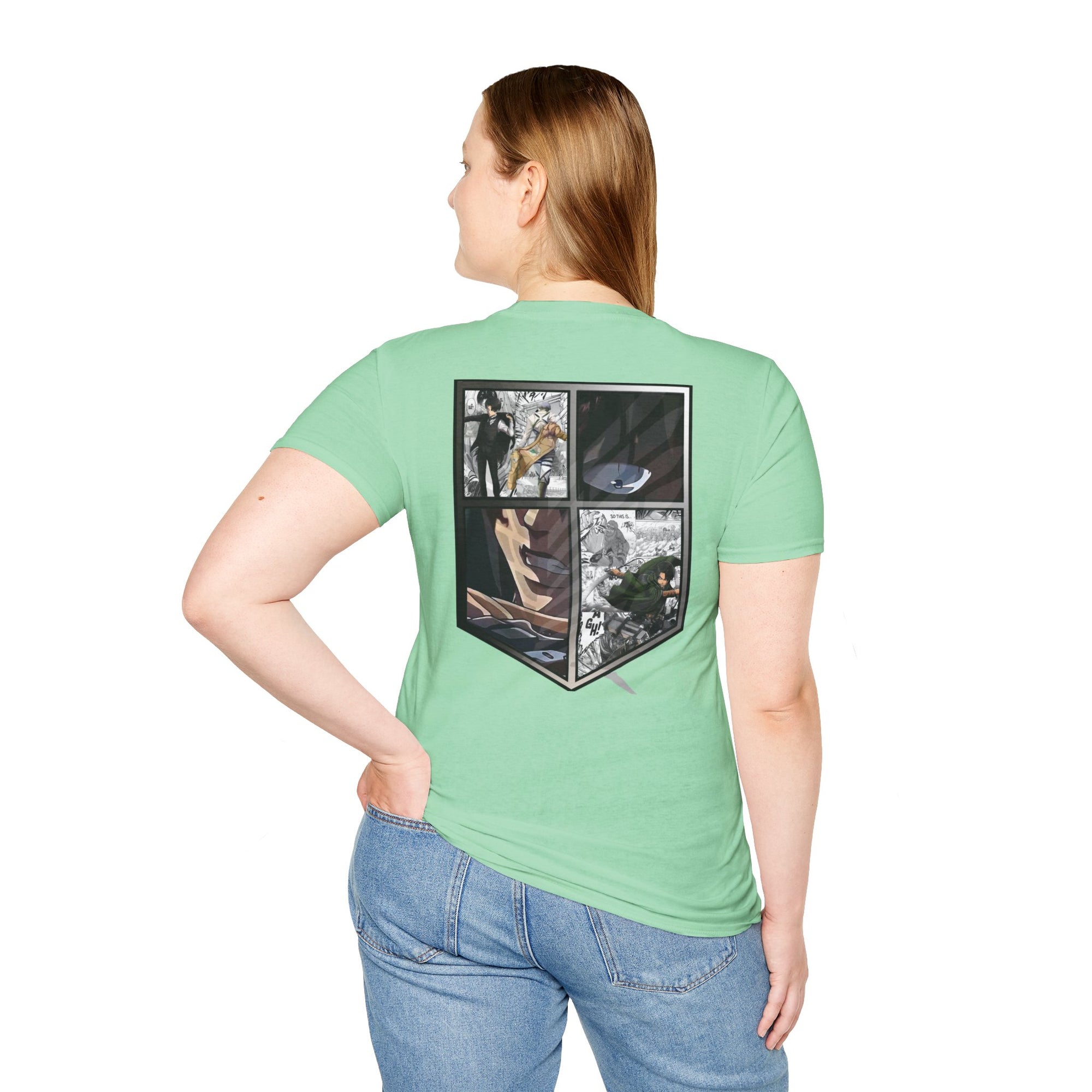 Camiseta informal de Levi Ackerman (ATAQUE A LOS TITANES)