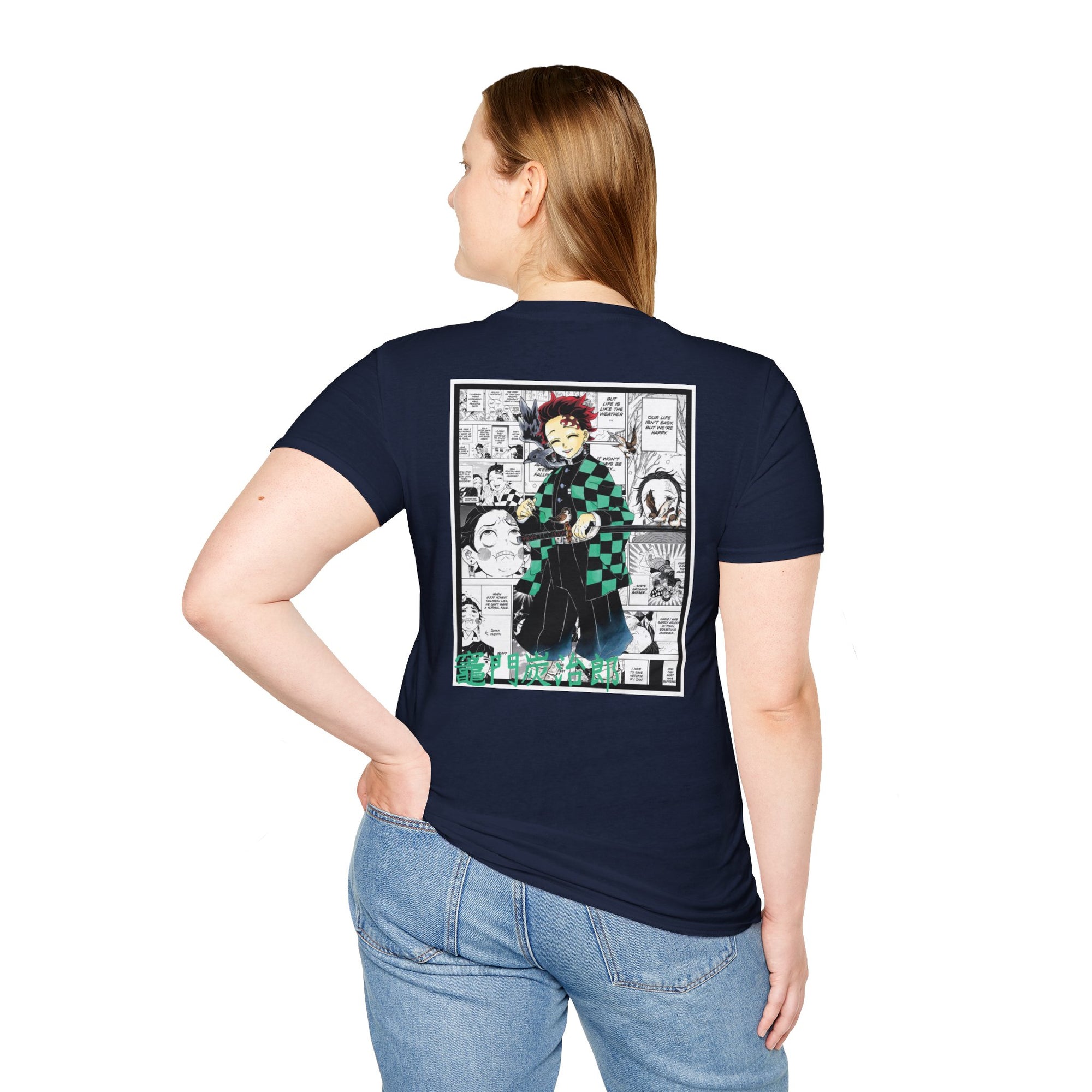 Camiseta informal Tanjiro Kamado (DEMON SLAYER)