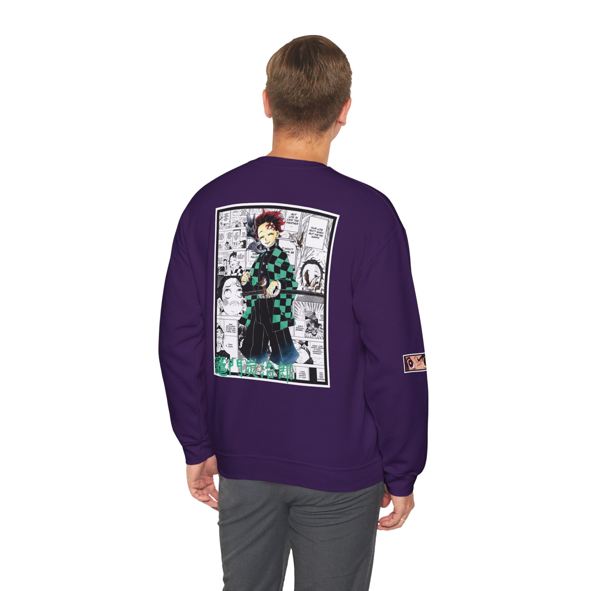 Sudadera con cuello redondo de Tanjiro Kamado (DEMON SLAYER)