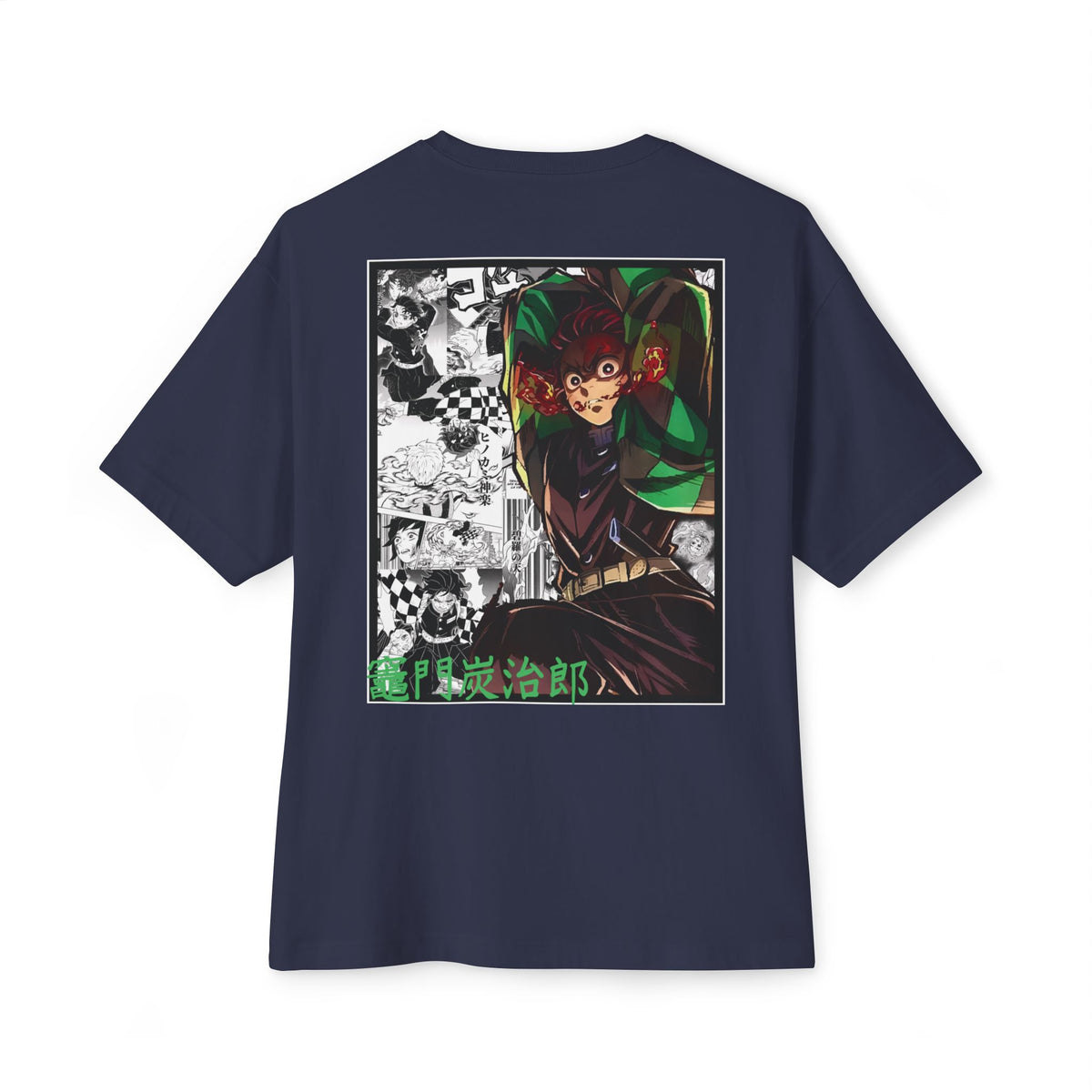 Camiseta extragrande de Tanjiro Kamado (DEMON SLAYER)