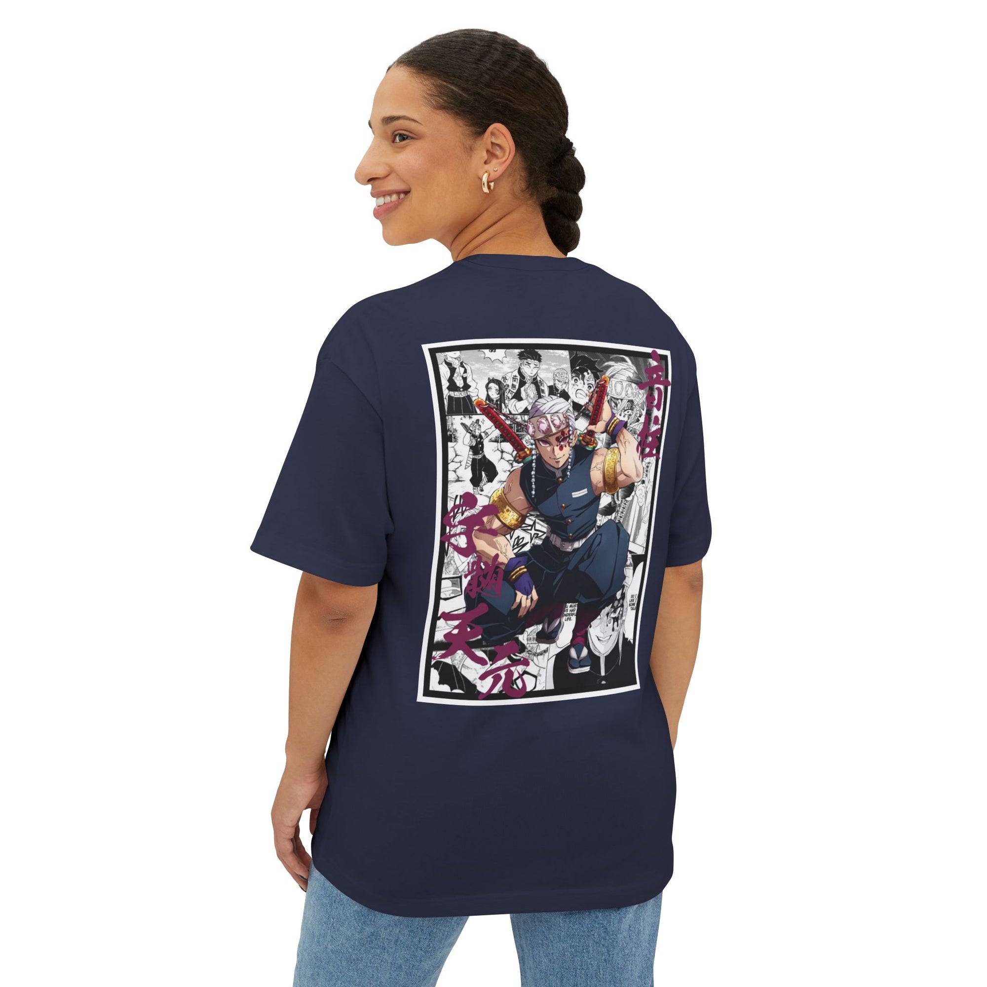 Camiseta extragrande de Tengen Uzui (DEMON SLAYER)