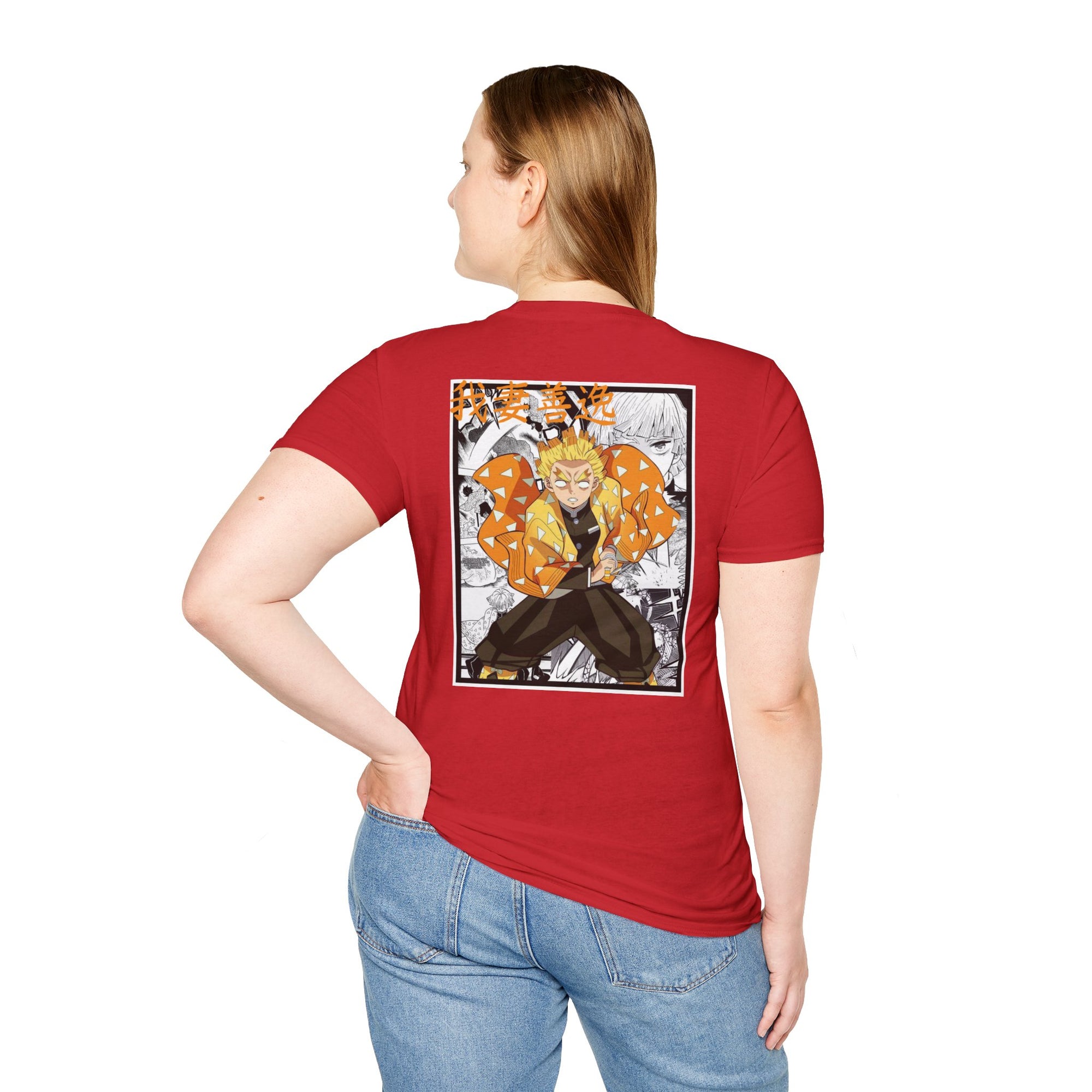 Camiseta informal Zenitsu Agatsuma (DEMON SLAYER)