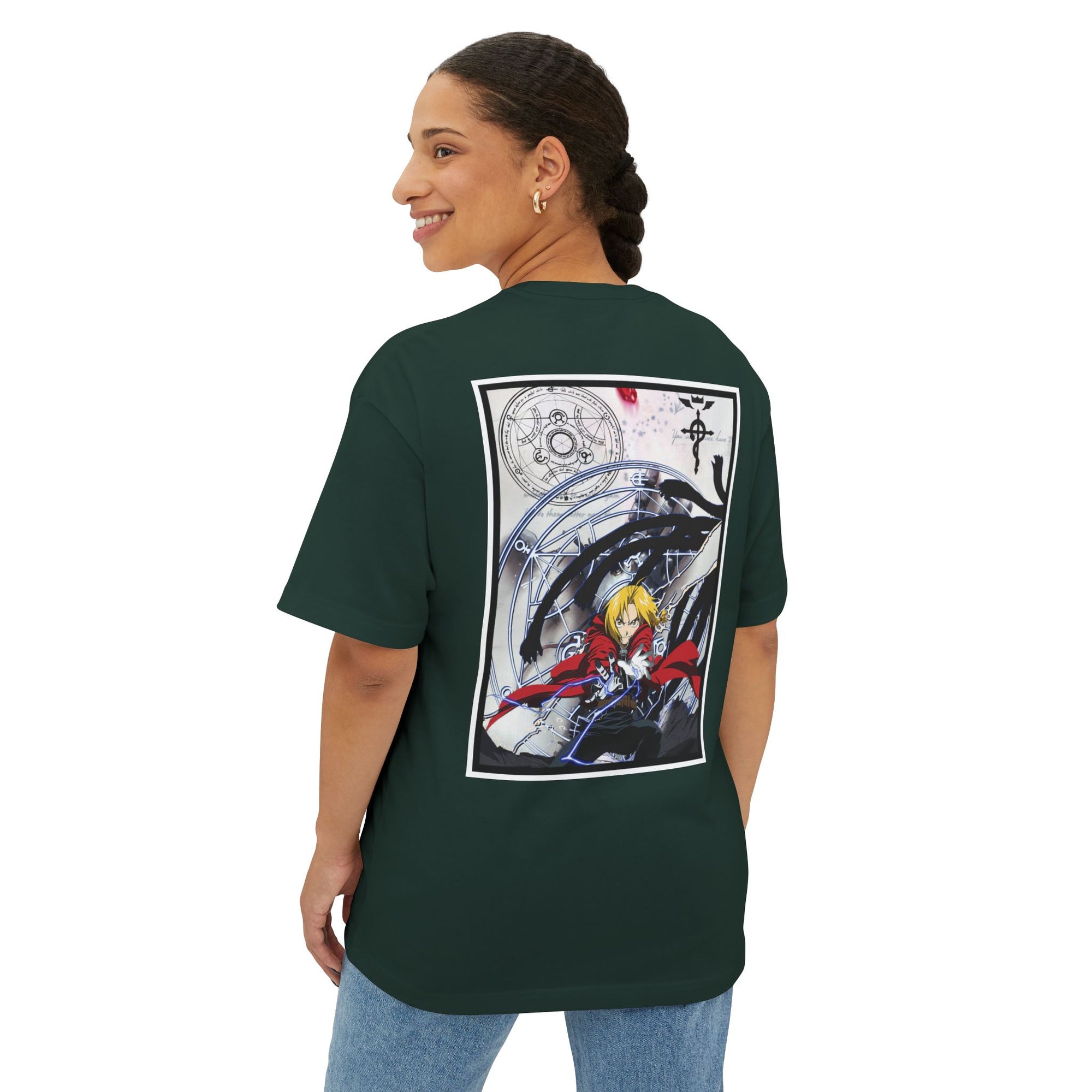 Camiseta extragrande de Edward Elric (FULLMETAL)
