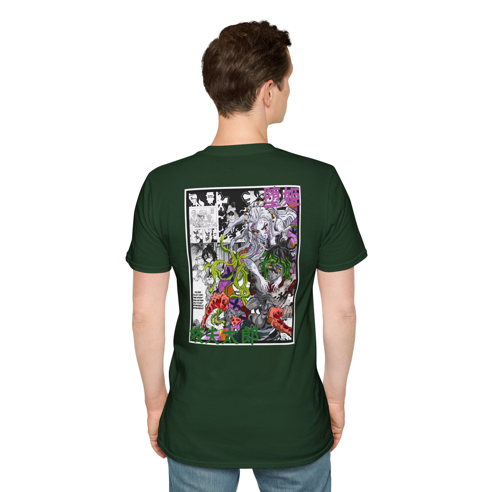 Camiseta informal Gyutaro y Daki (DEMON SLAYER)