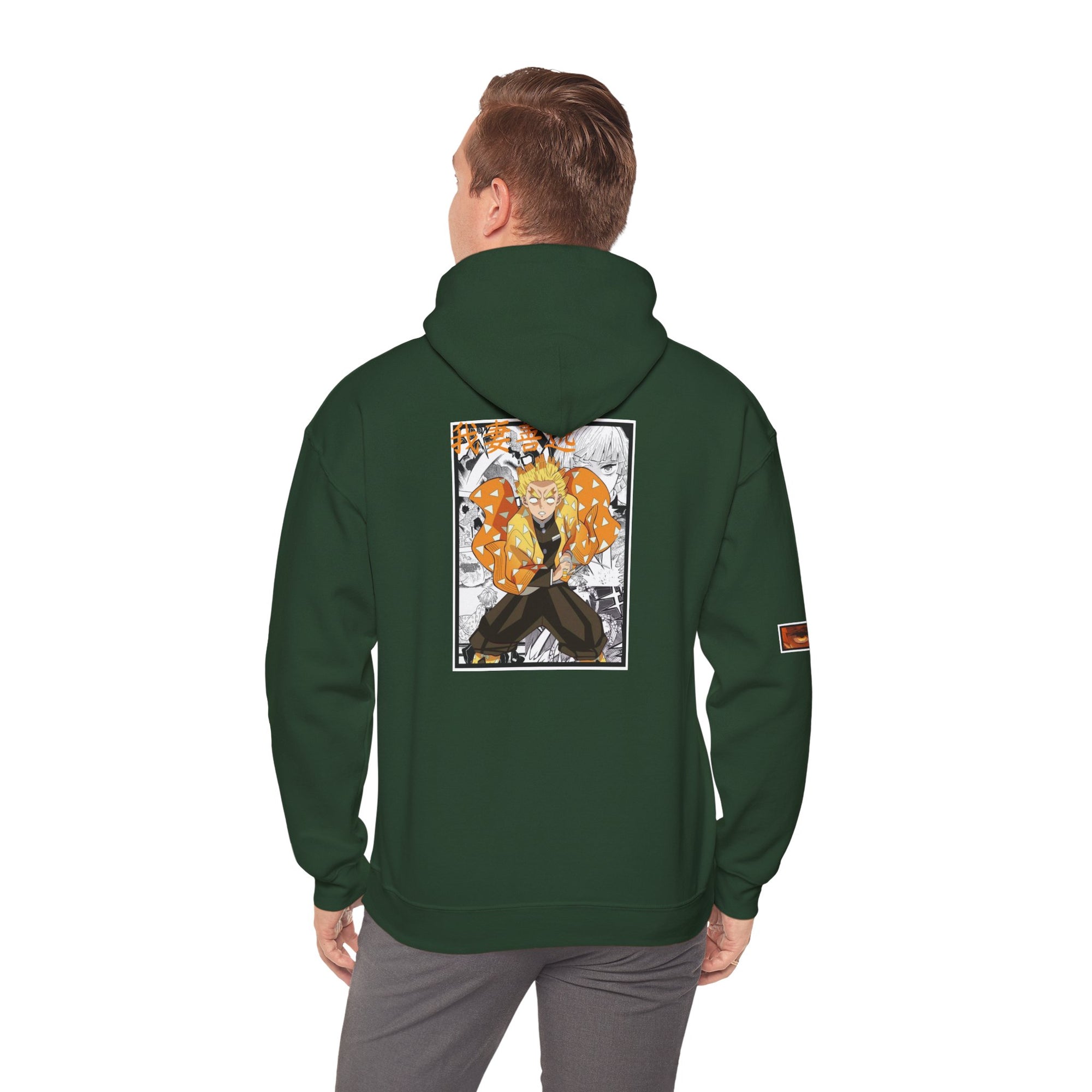 Sudadera con capucha Zenitsu Agatsuma (DEMON SLAYER)