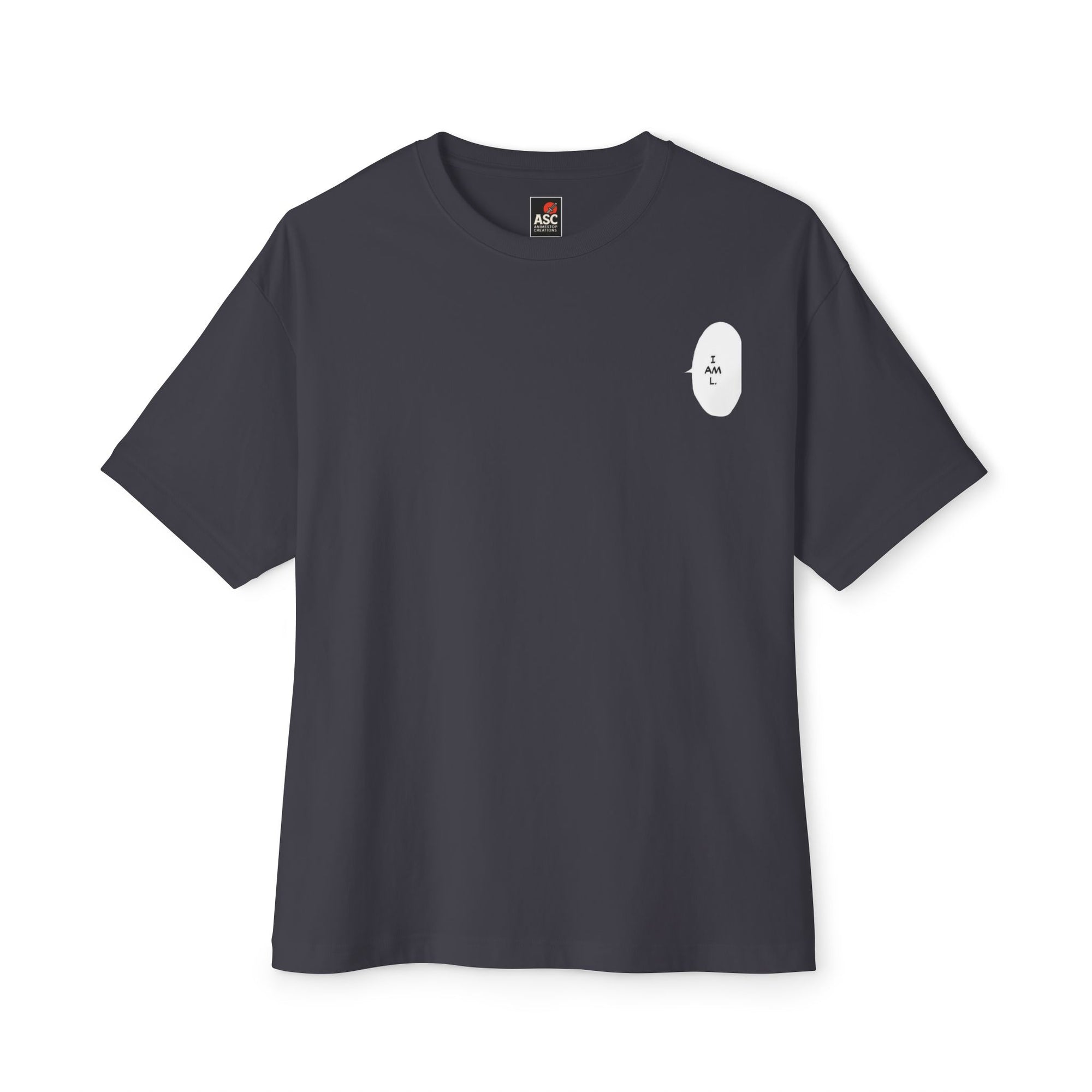 L. (DEATH NOTE) Camiseta de gran tamaño