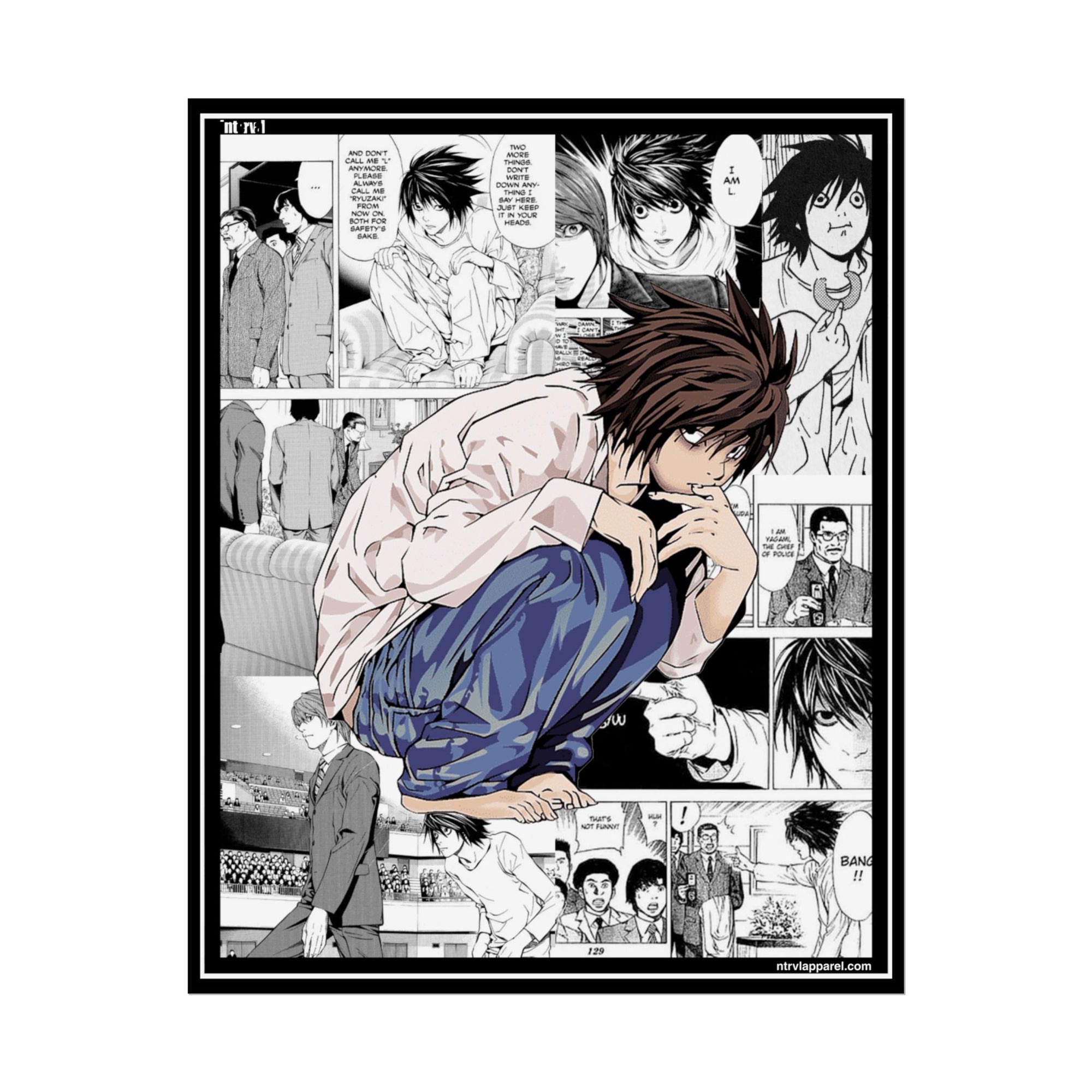 L. (Death Note) Poster