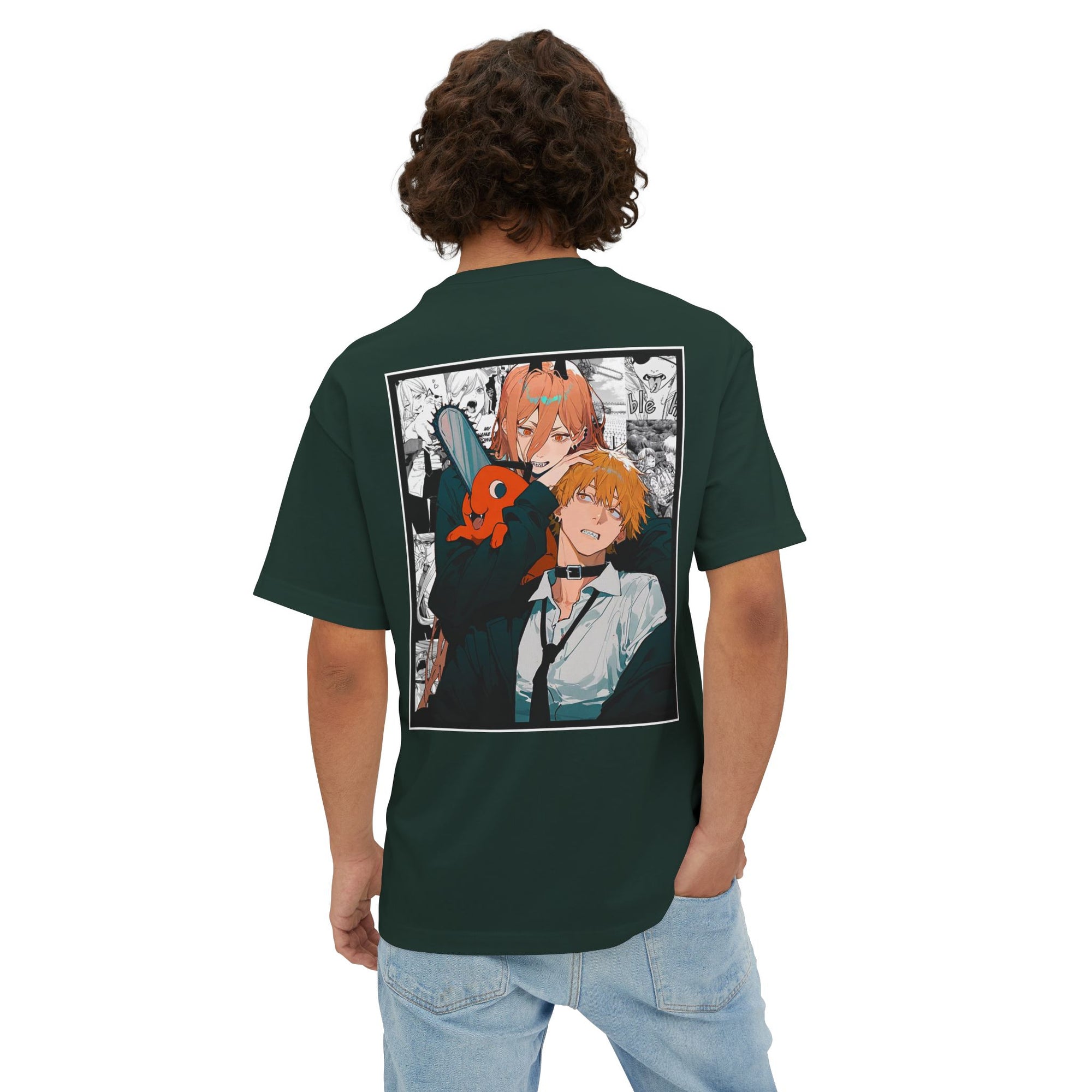 Denji & Power (Chainsaw Man) Premium Oversized Tee
