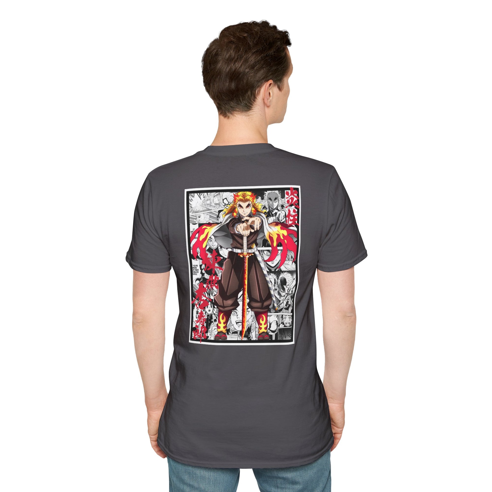 Camiseta informal Kyojuro Rengoku (DEMON SLAYER)
