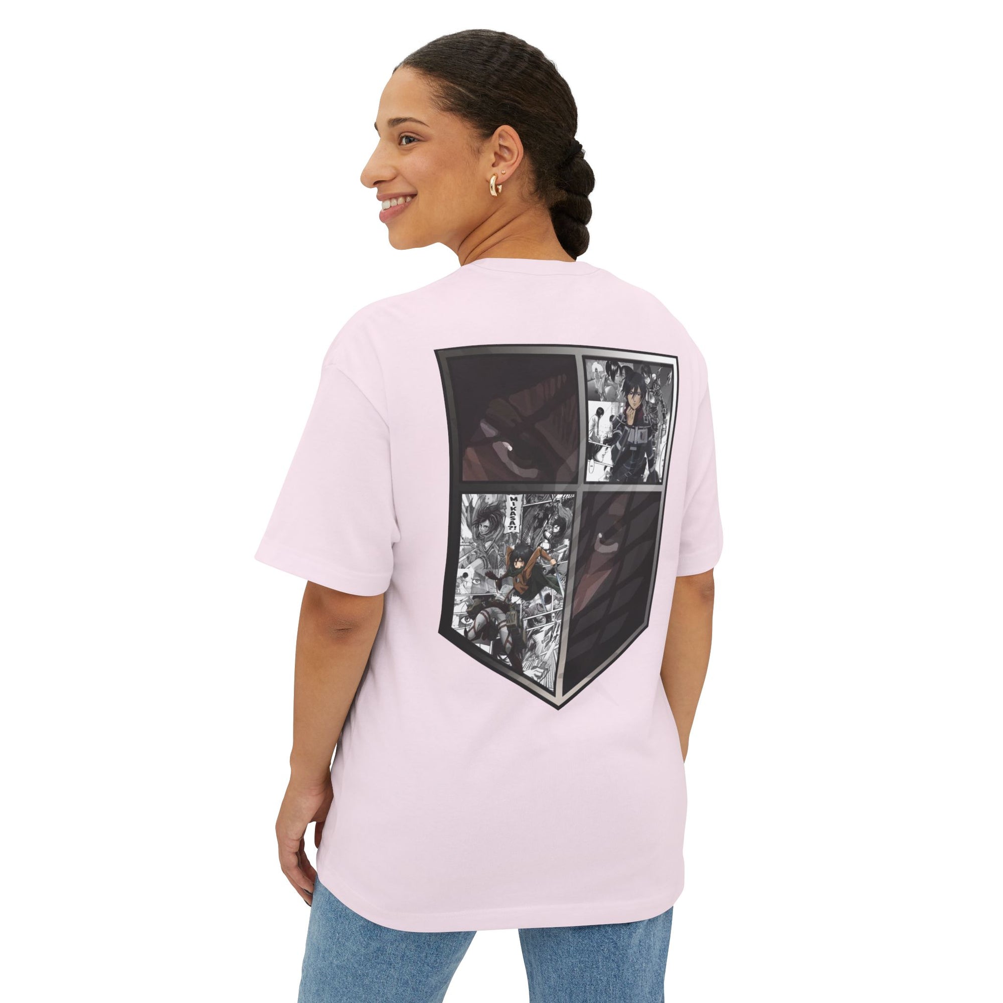 Camiseta extragrande de Mikasa Ackerman (ATAQUE A LOS TITANES)