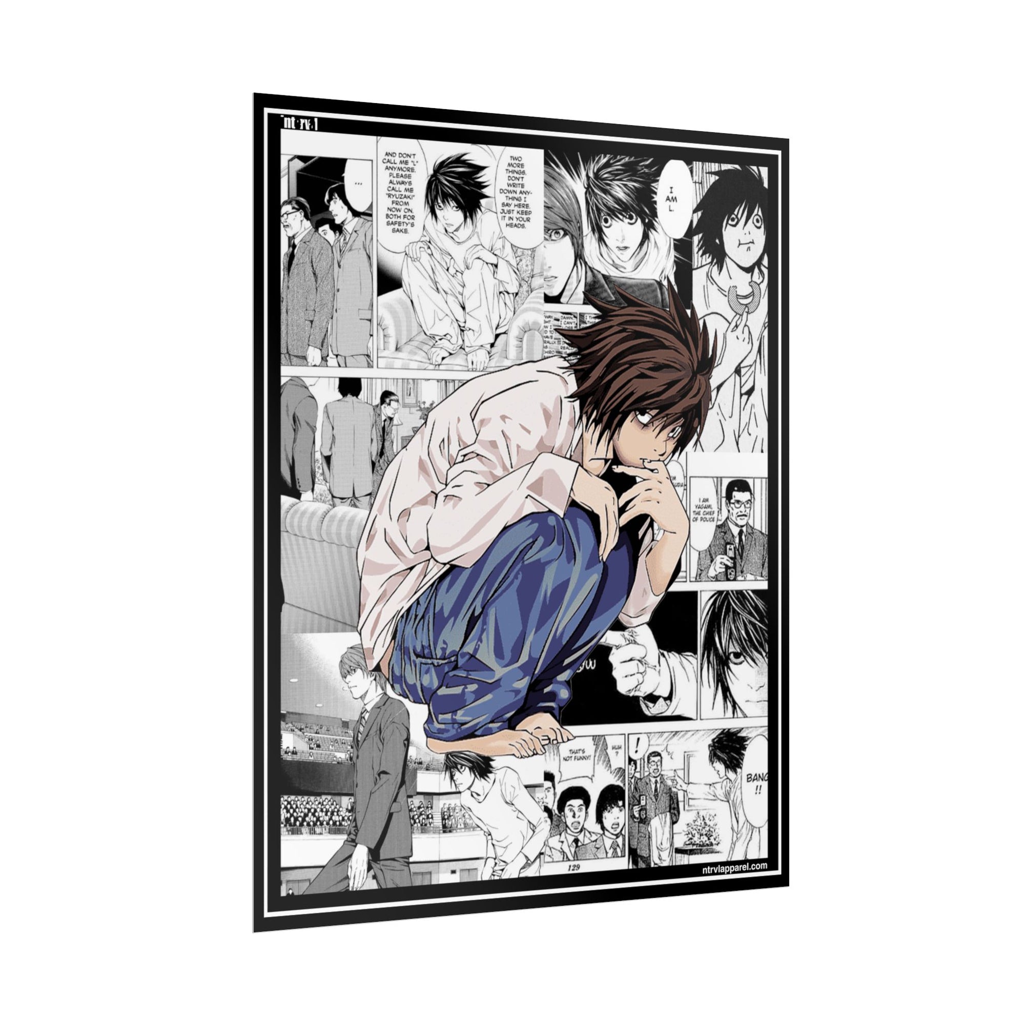 L. (Death Note) Poster