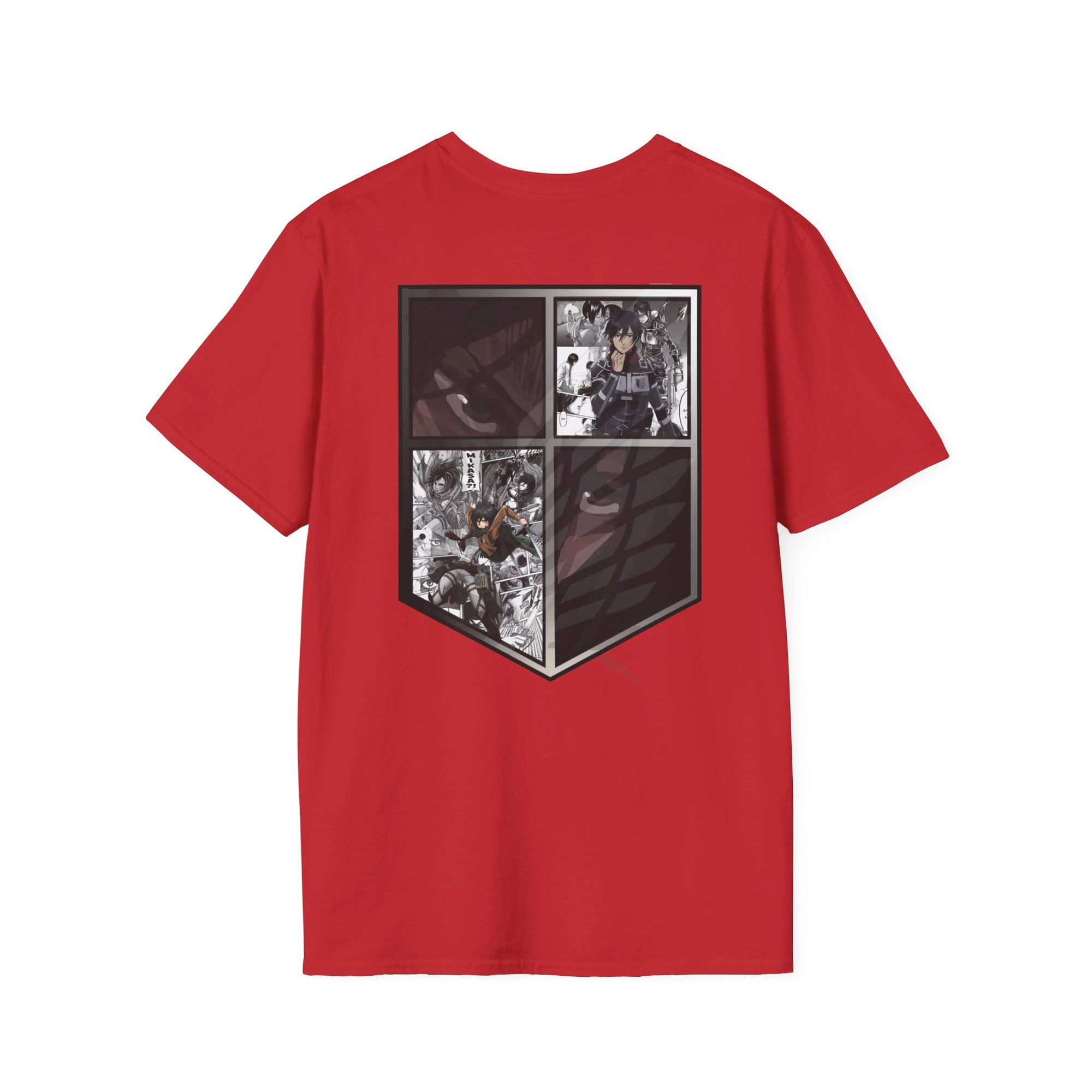 Camiseta informal de Mikasa Ackerman (ATAQUE A LOS TITANES)