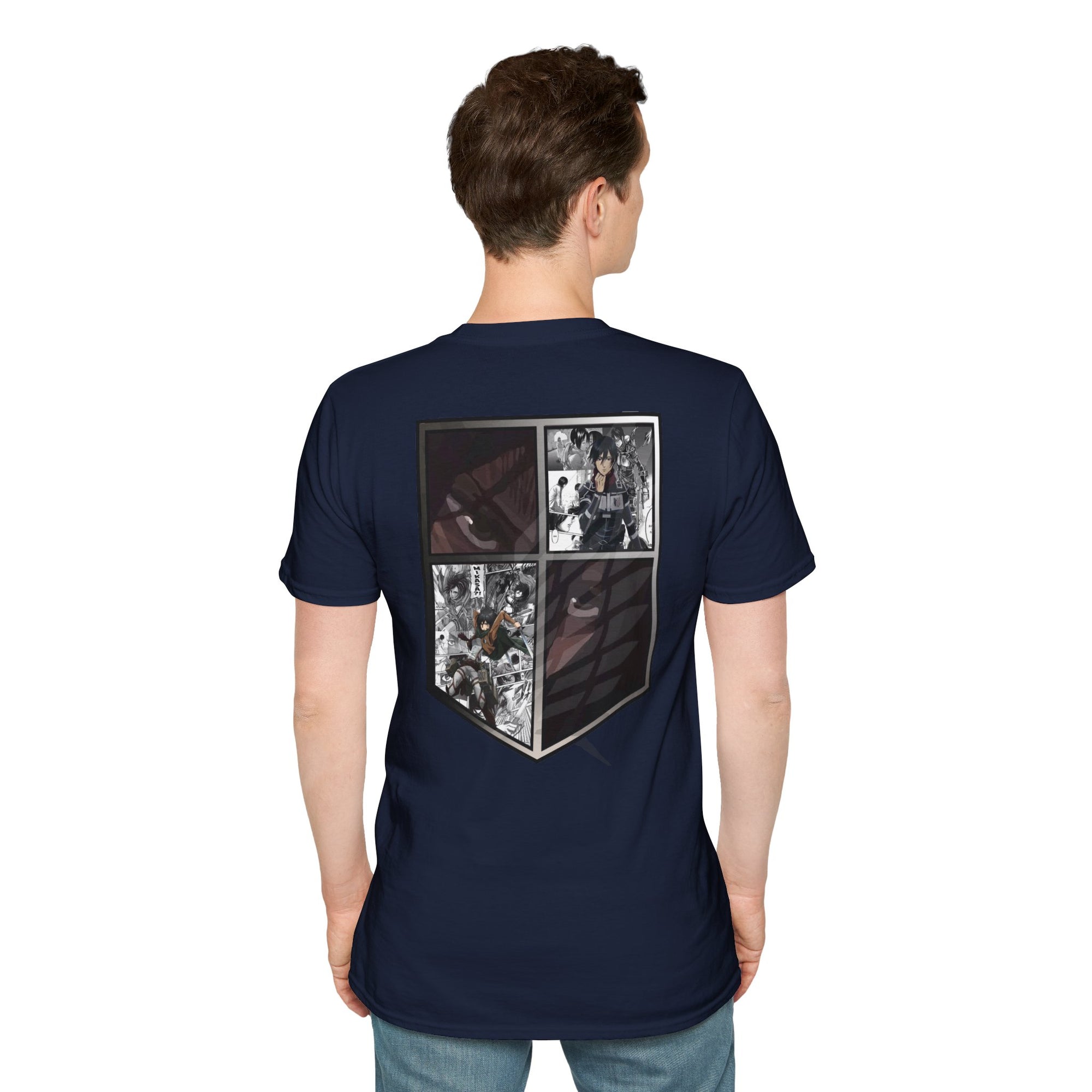Camiseta informal de Mikasa Ackerman (ATAQUE A LOS TITANES)
