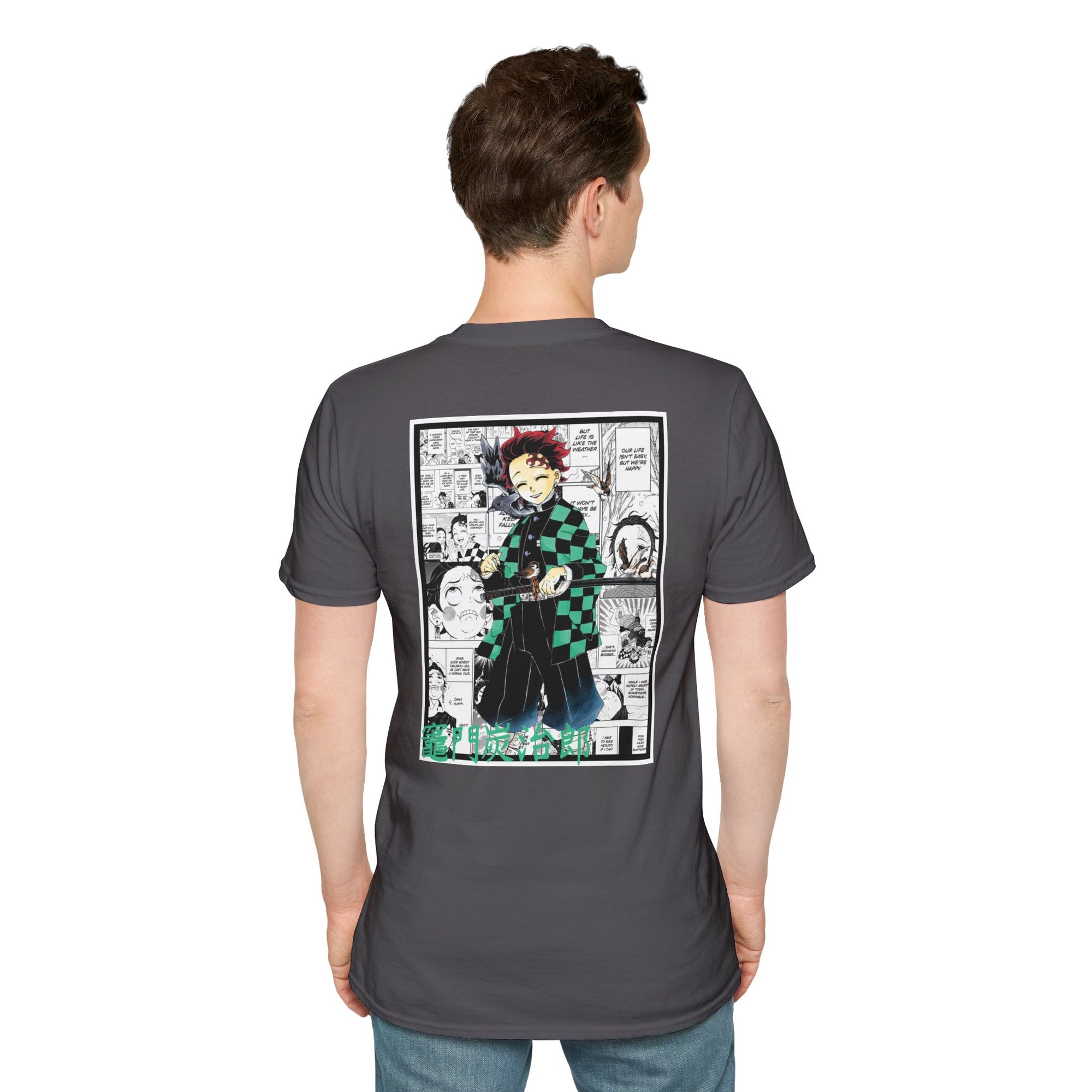 Camiseta informal Tanjiro Kamado (DEMON SLAYER)