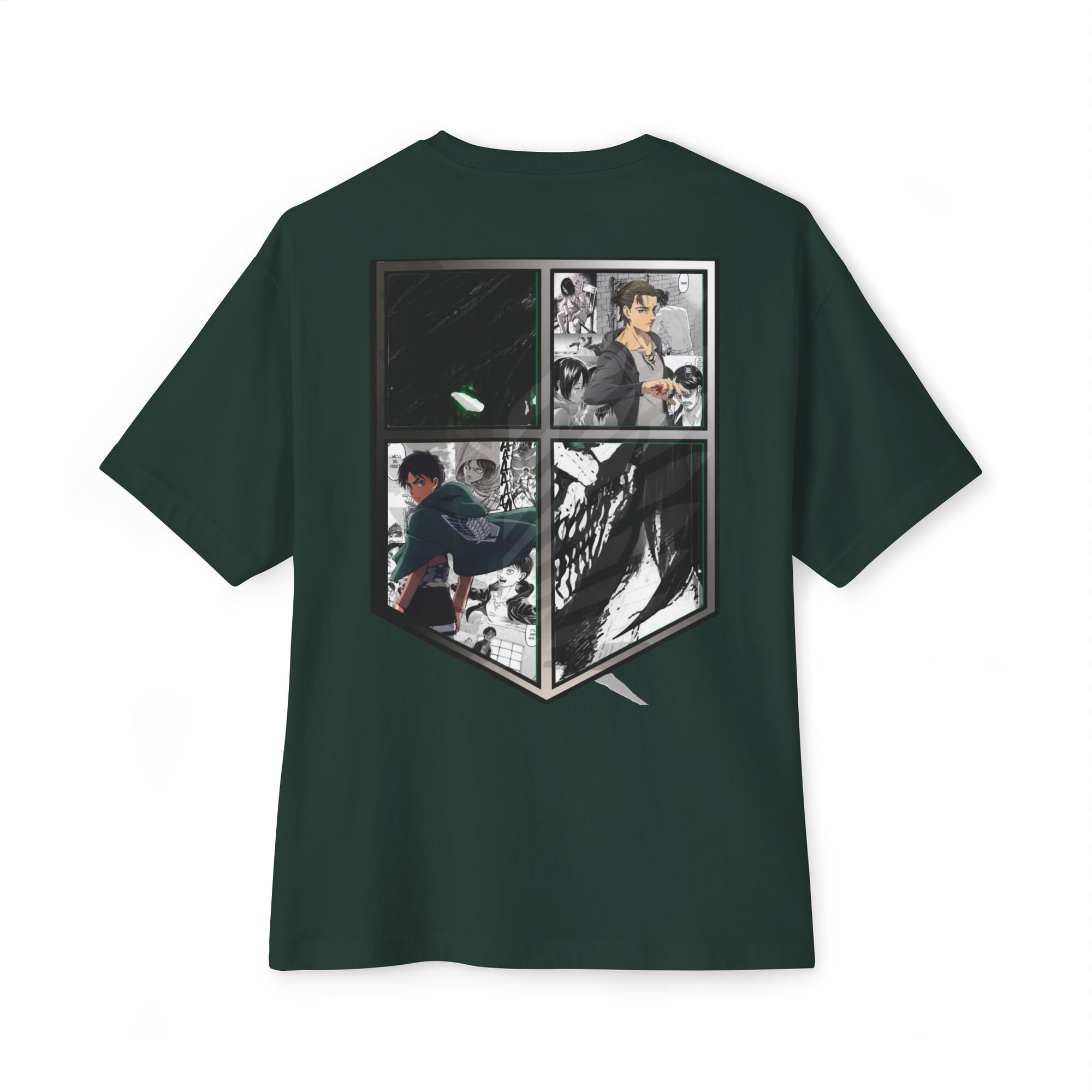 Camiseta extragrande de Eren Yeager (ATTACKONTITAN)