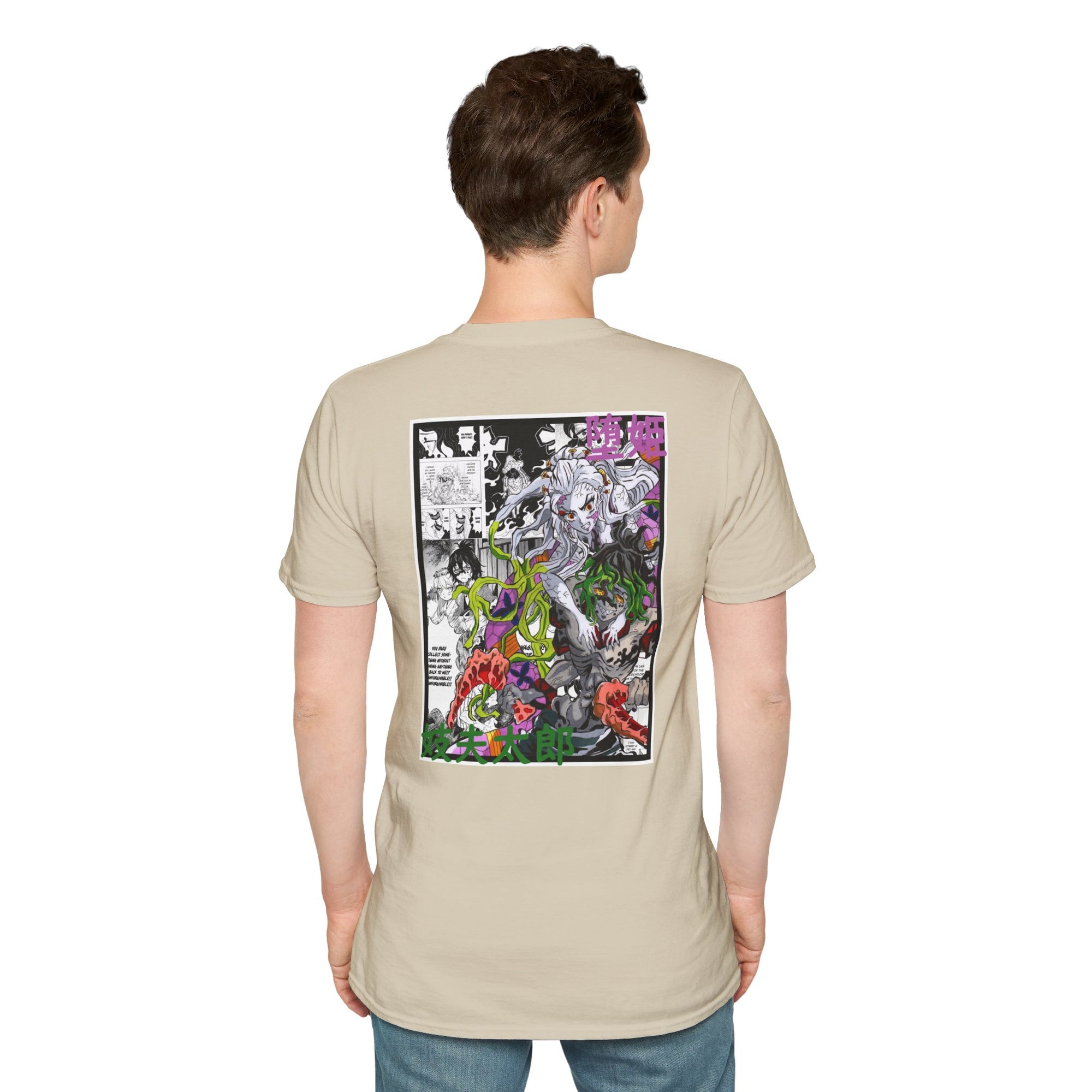 Camiseta informal Gyutaro y Daki (DEMON SLAYER)