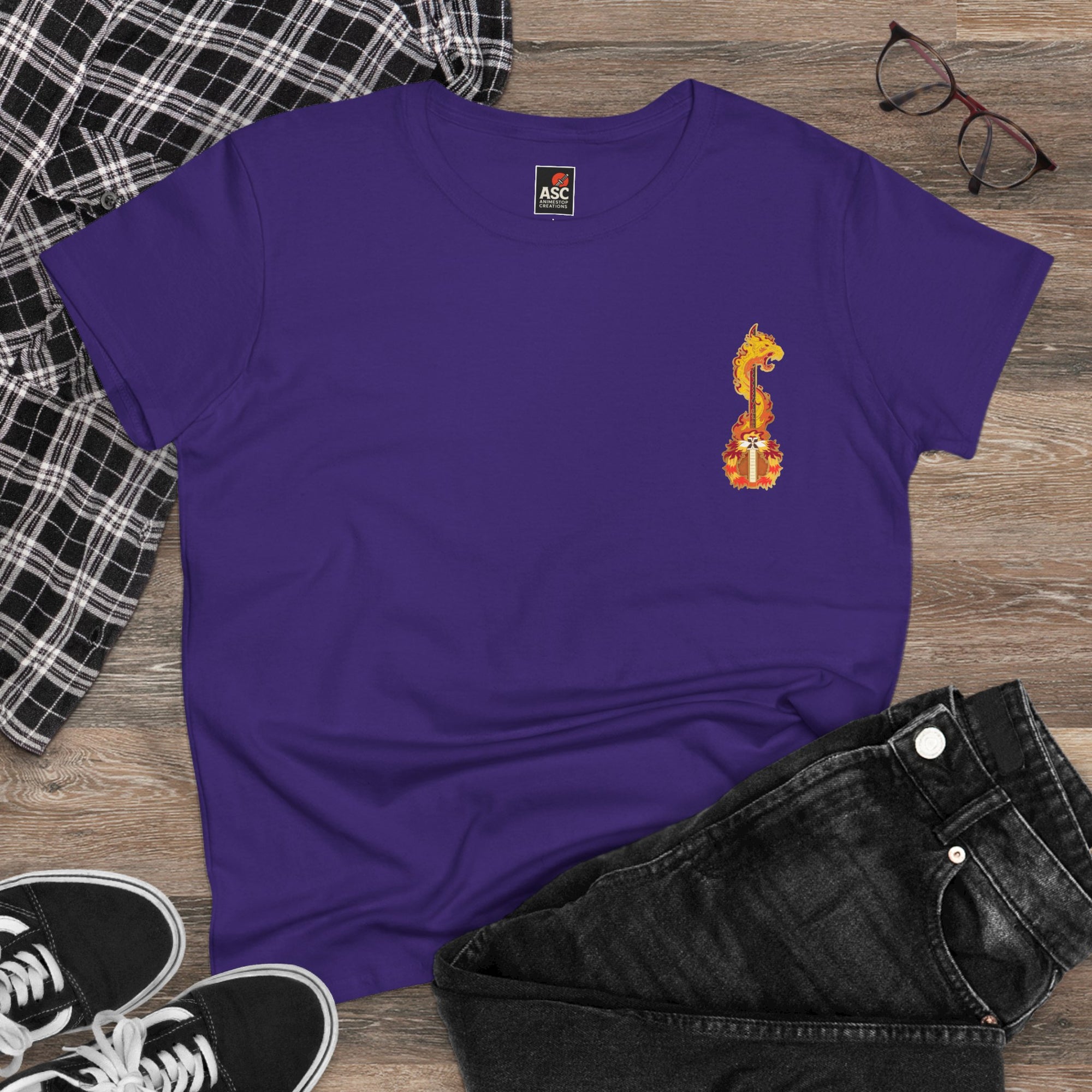 Camiseta de mujer Kyojuro Rengoku (DEMON SLAYER)