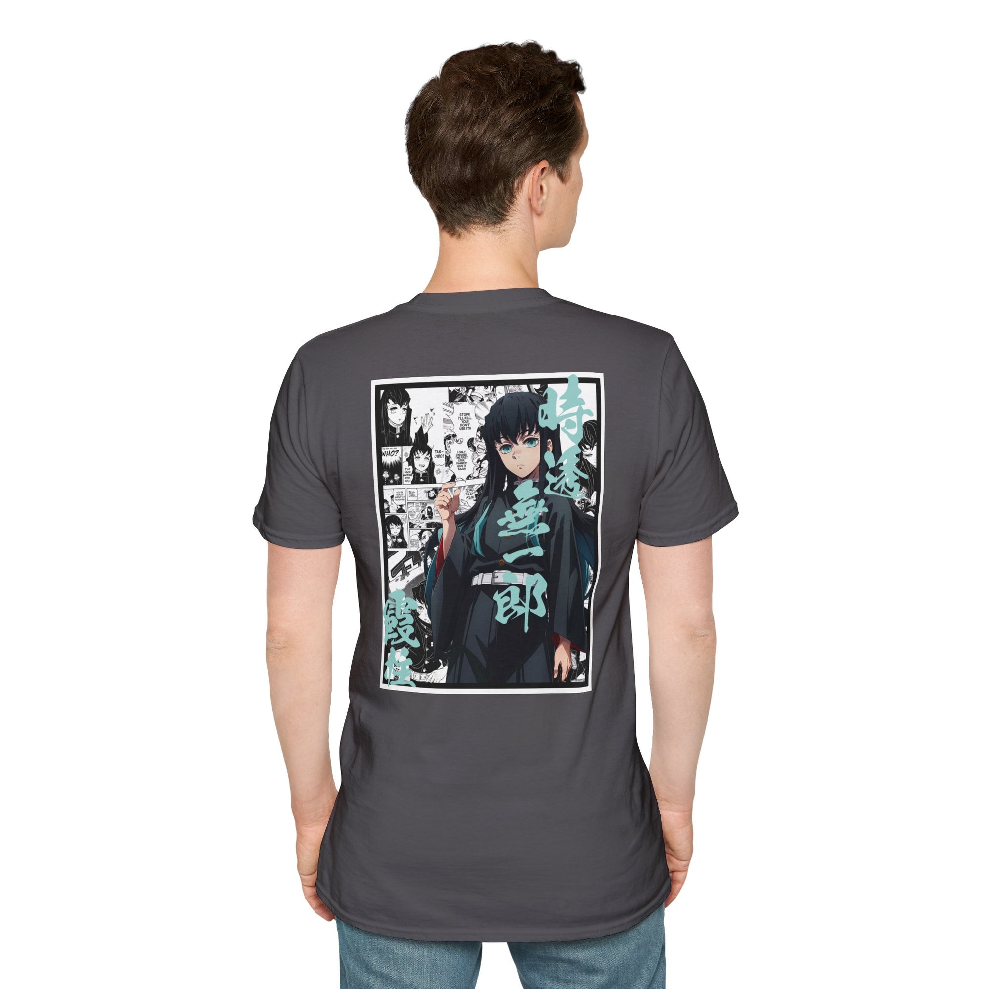 Camiseta informal de Muichiro Tokito (DEMON SLAYER)