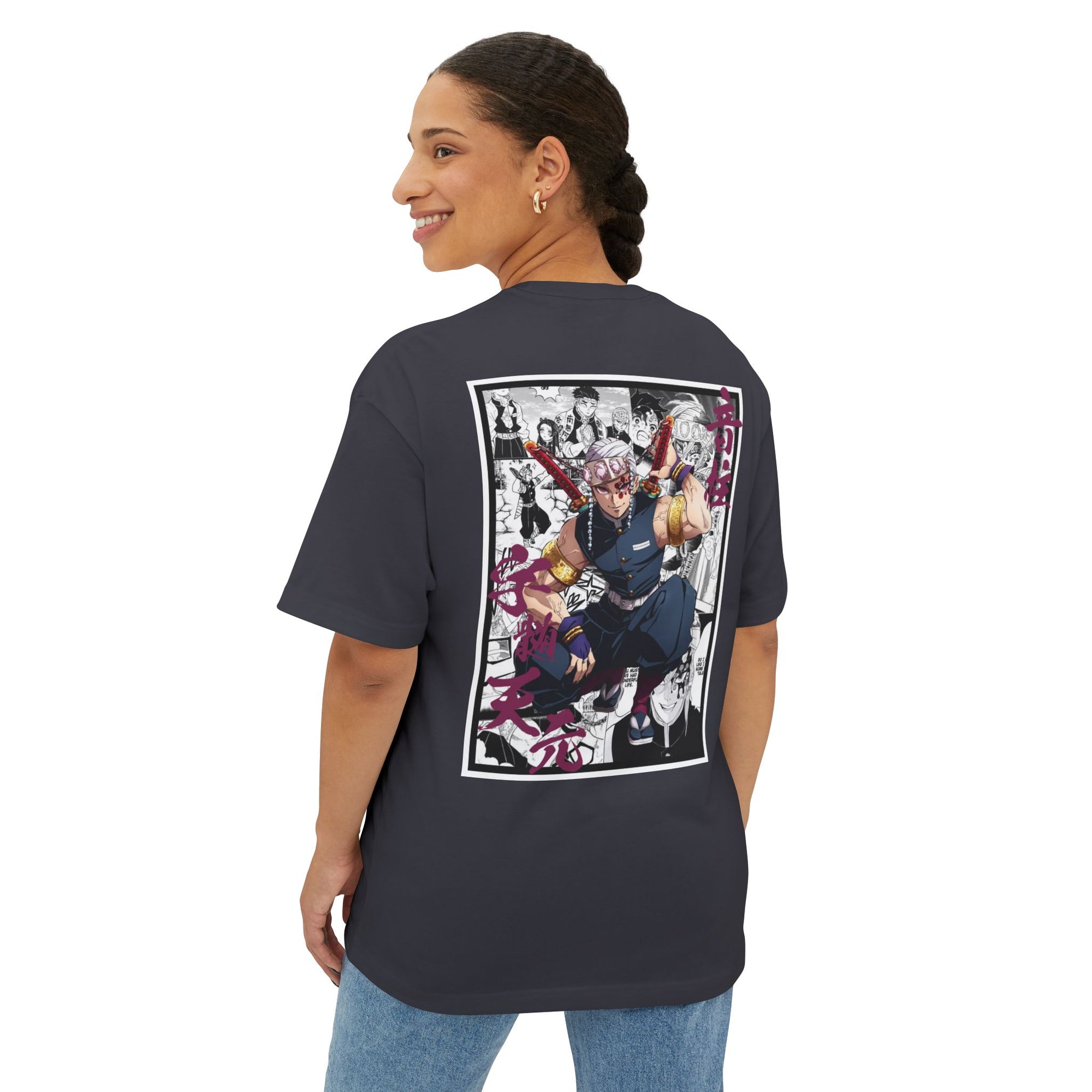 Camiseta extragrande de Tengen Uzui (DEMON SLAYER)