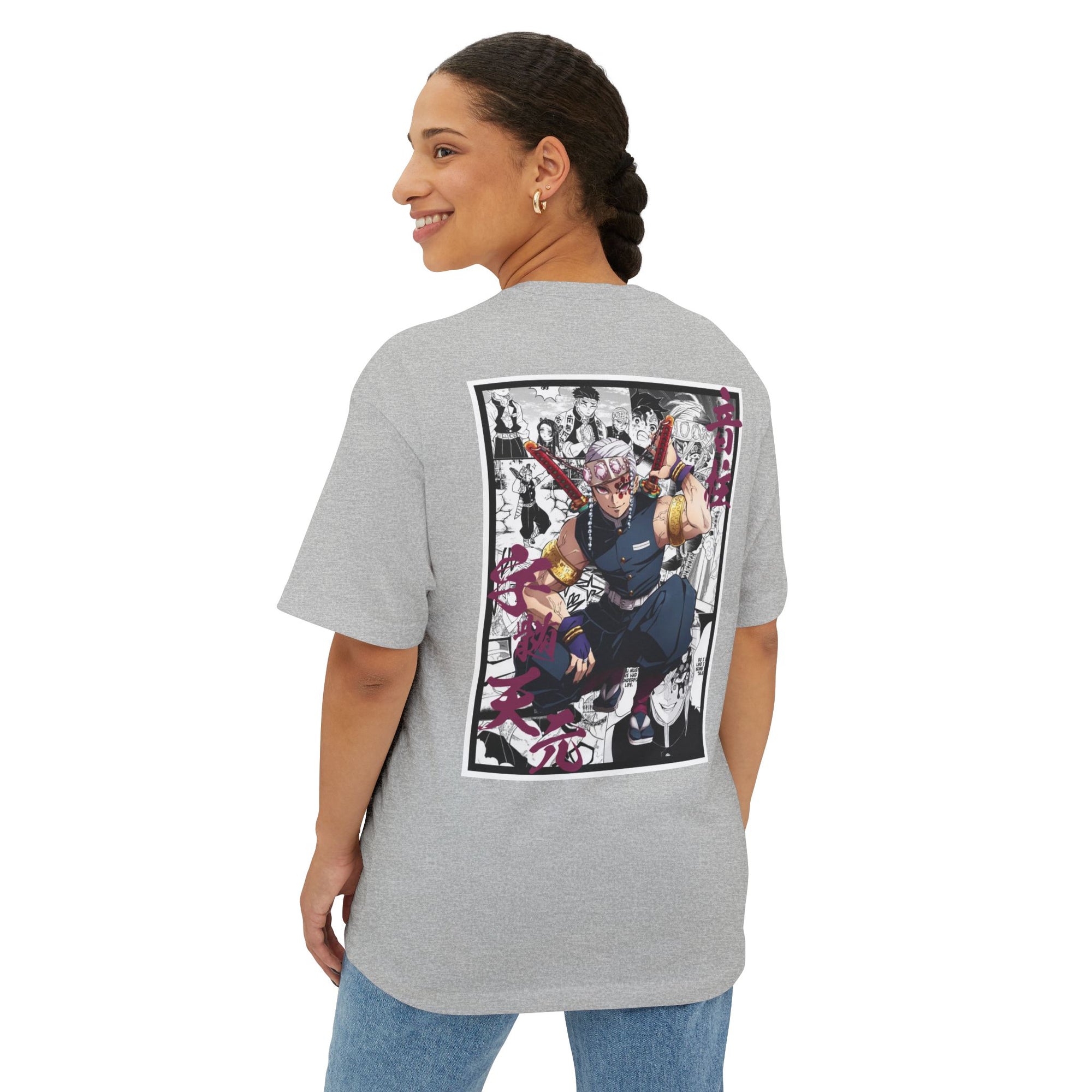 Camiseta extragrande de Tengen Uzui (DEMON SLAYER)