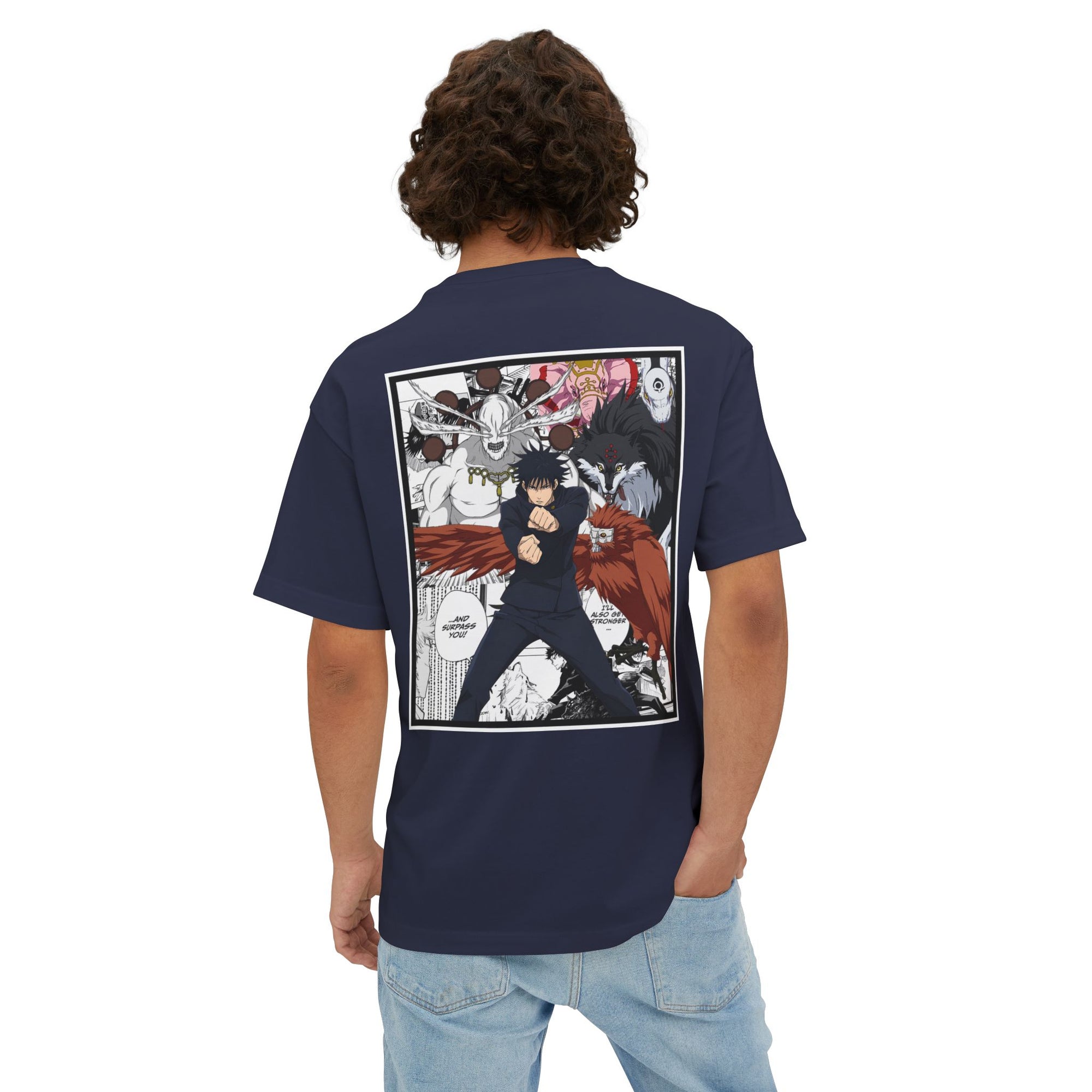 Camiseta extragrande de Megumi Fushiguro (JUJUTSU KAISEN)