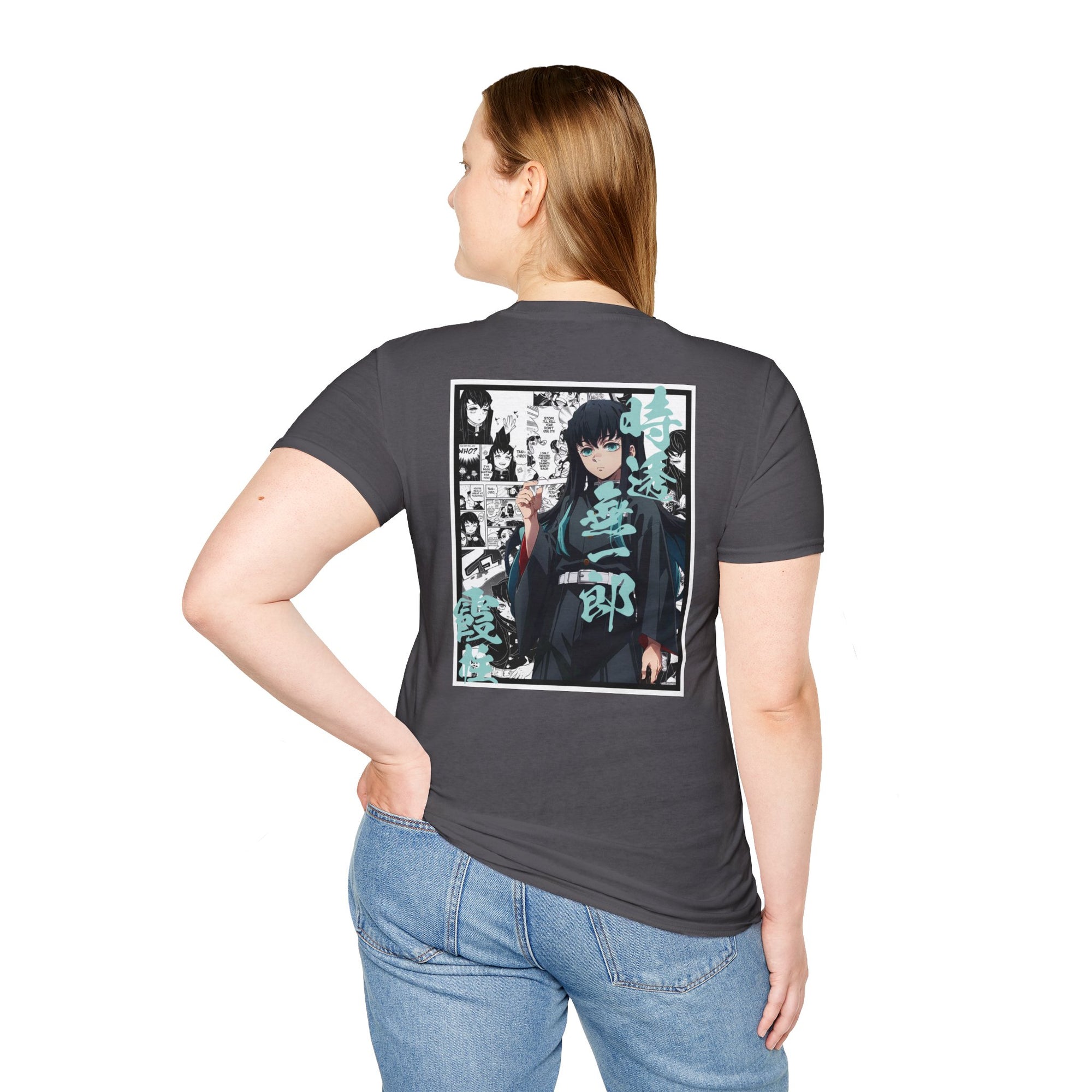 Camiseta informal de Muichiro Tokito (DEMON SLAYER)