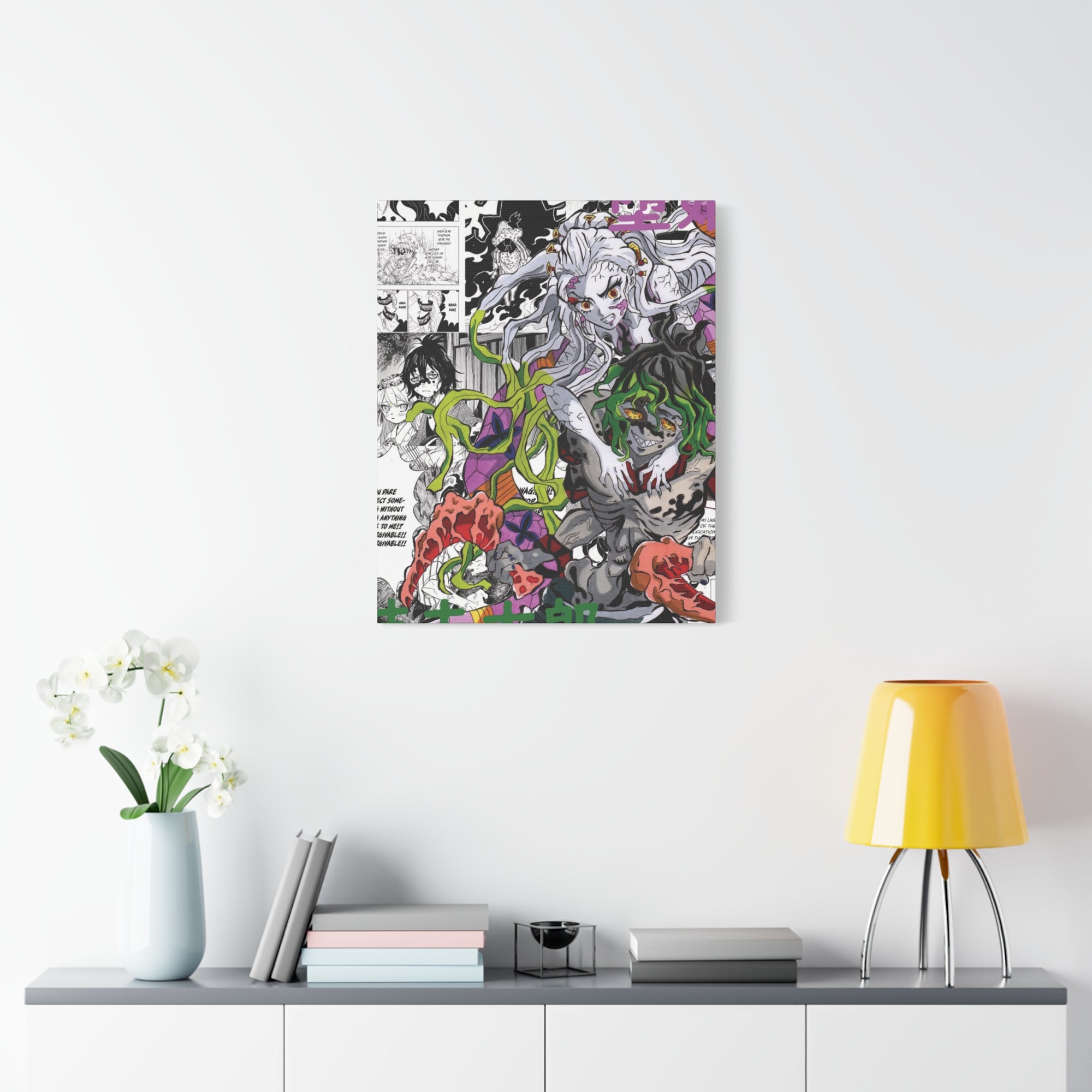 Daki and Gyutaro (Demon Slayer) 24 x 30in Canvas