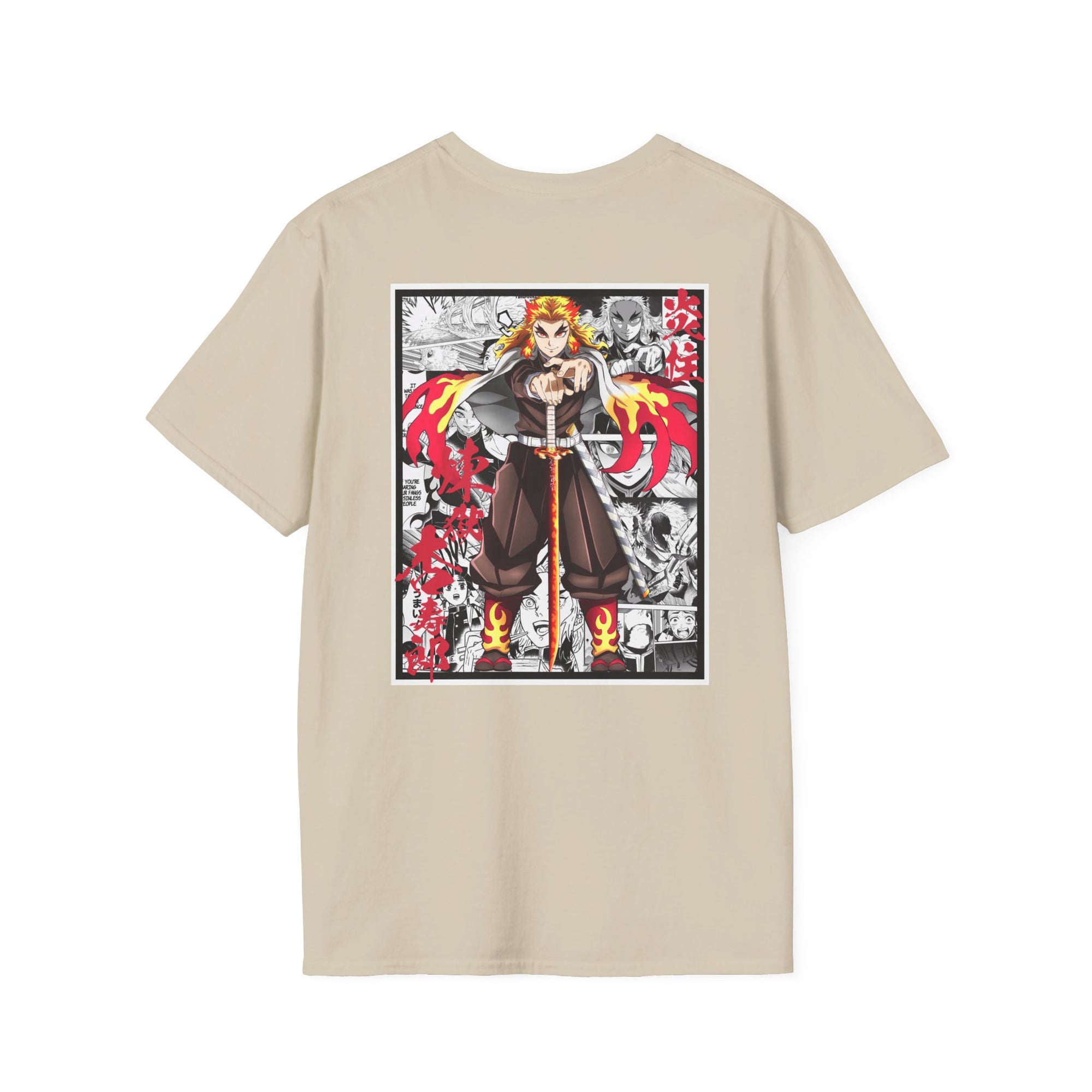 Camiseta informal Kyojuro Rengoku (DEMON SLAYER)