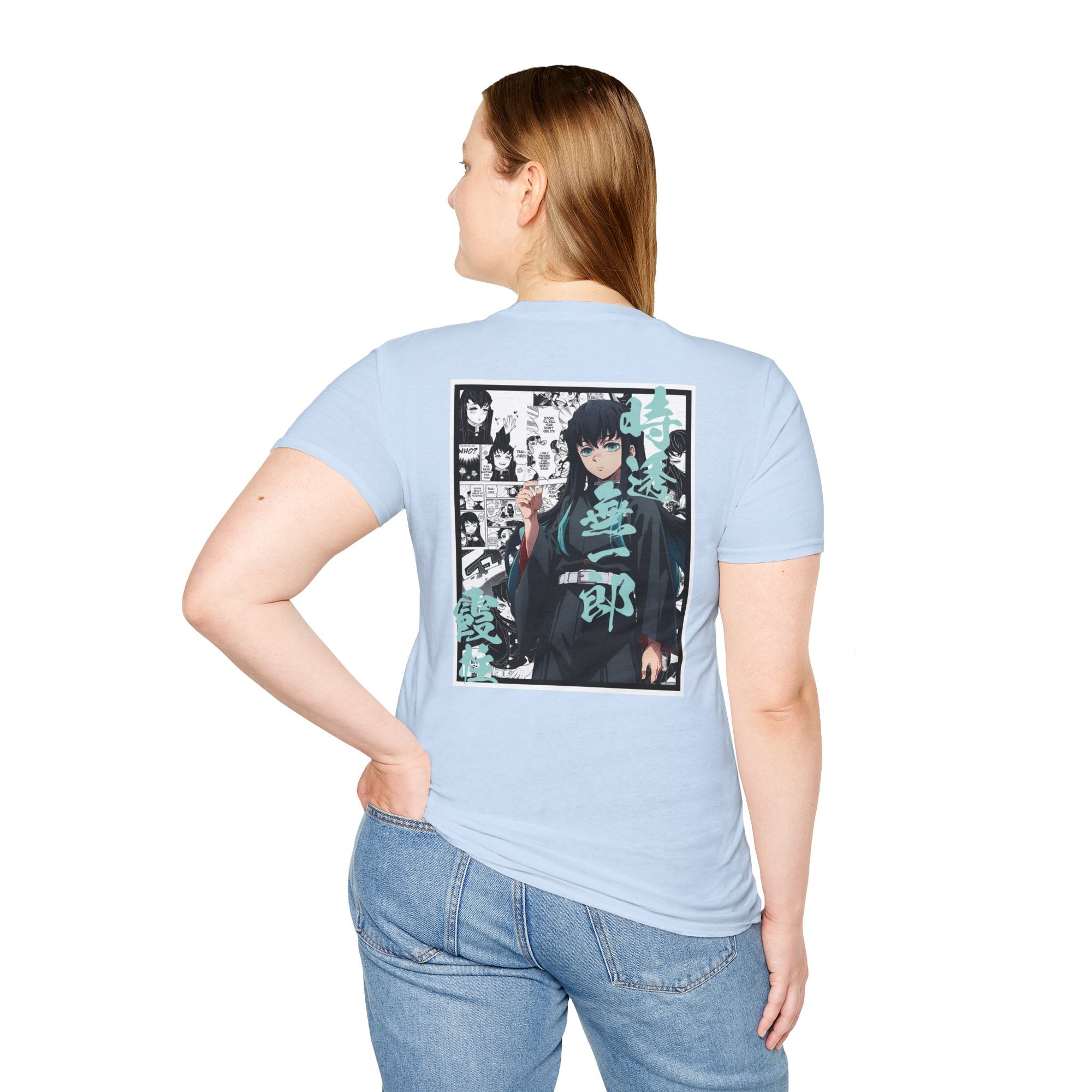 Camiseta informal de Muichiro Tokito (DEMON SLAYER)