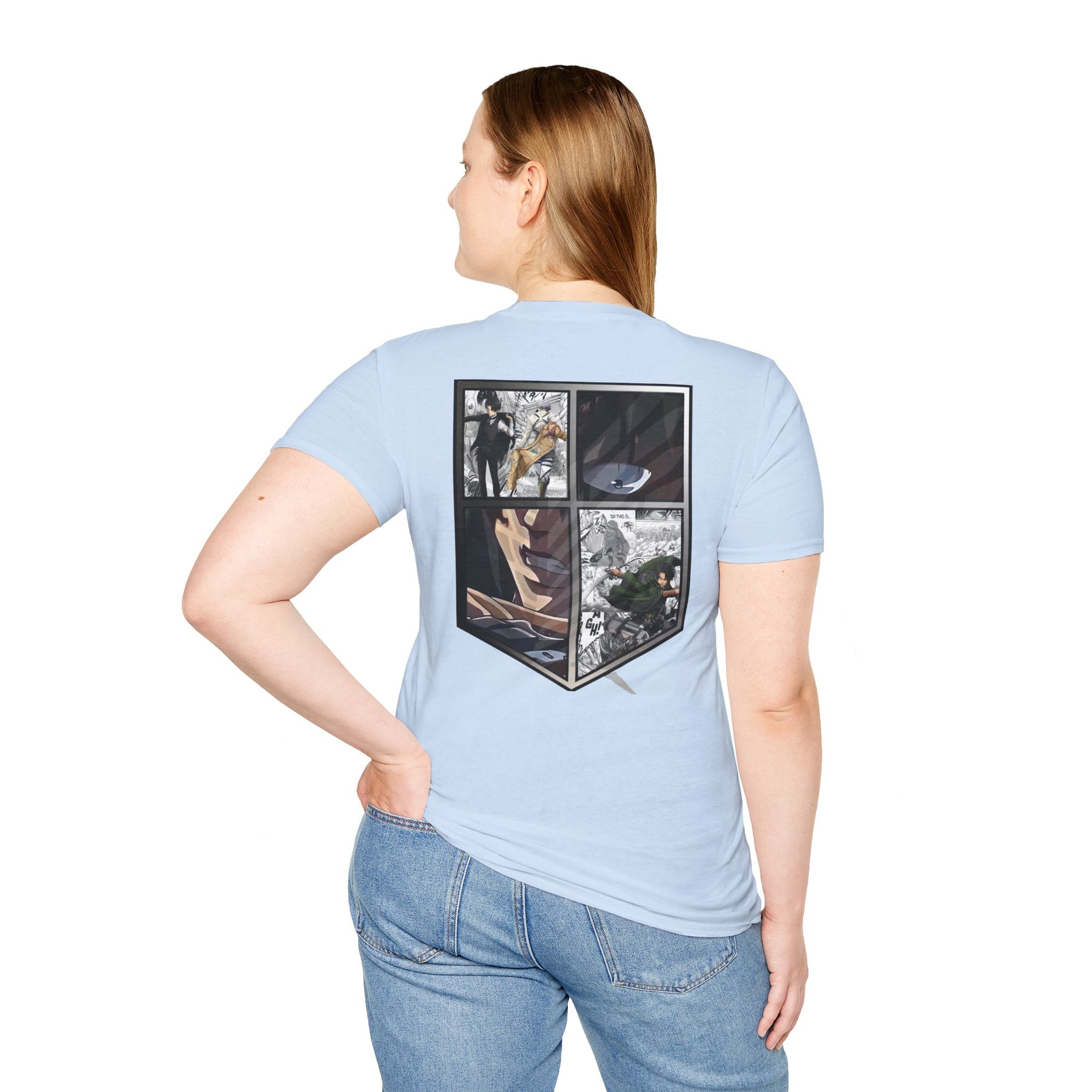 Camiseta informal de Levi Ackerman (ATAQUE A LOS TITANES)